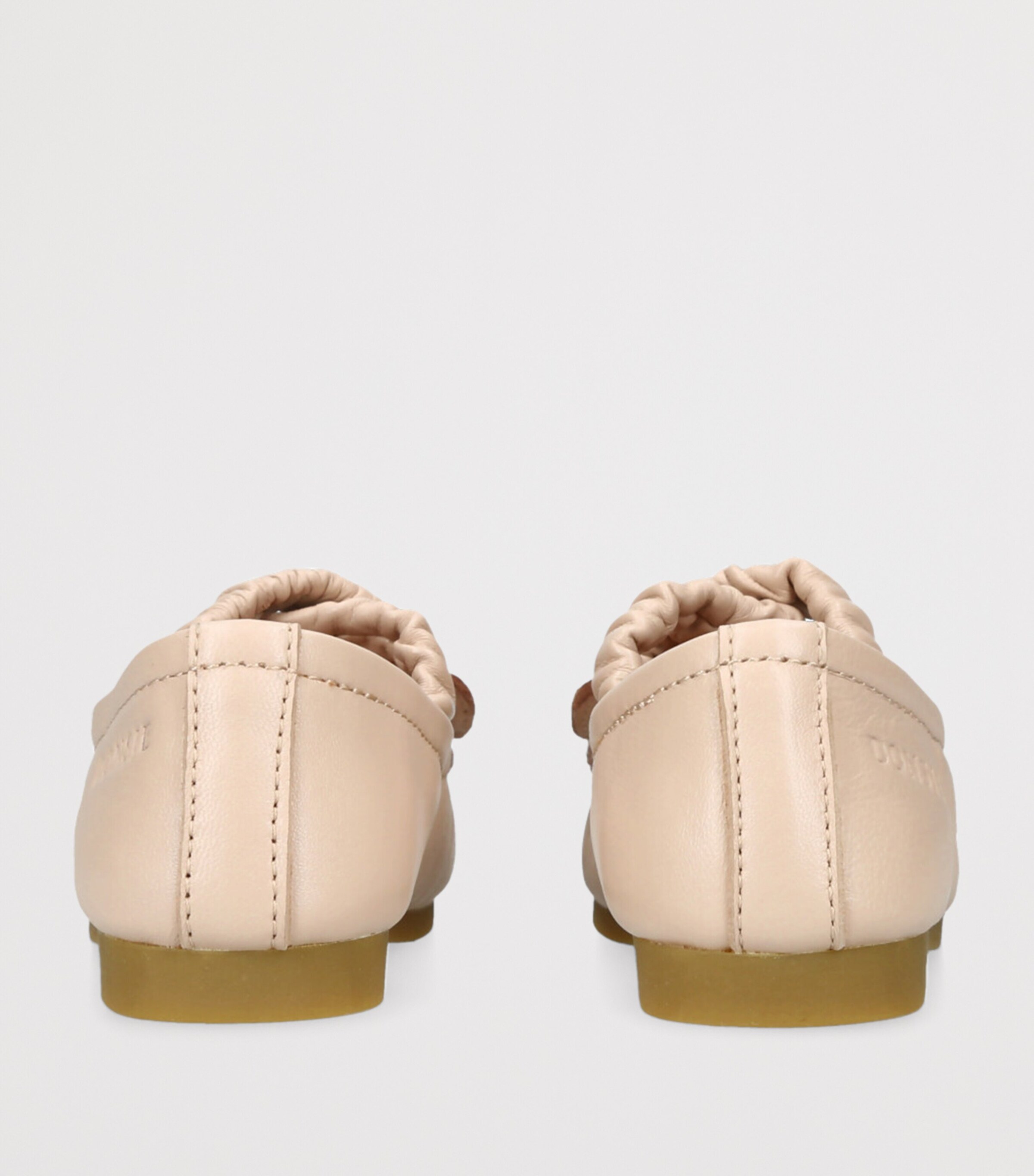 Leather Mileni Ballet Flats PALE PINK Image 2