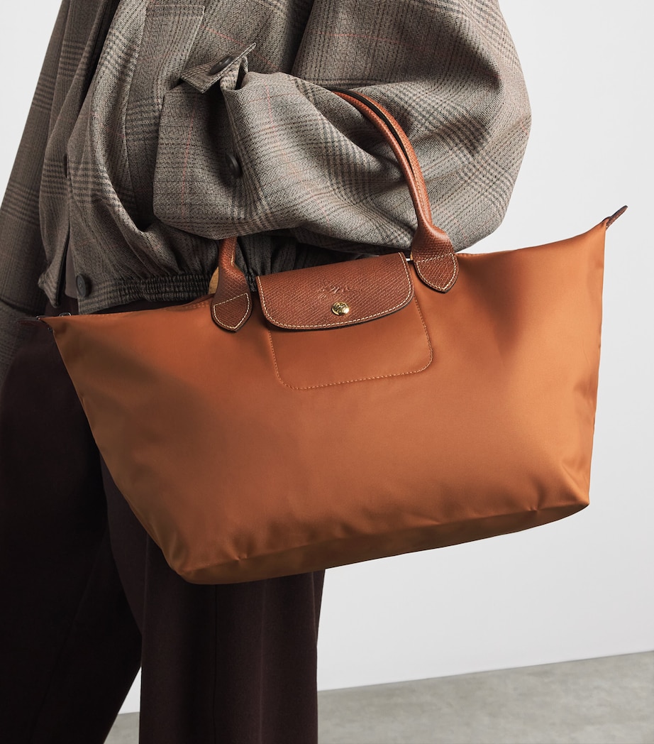 Longchamp Medium Le Pliage Original Handbag Cognac Image 4