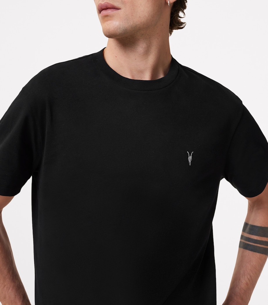 Organic and Recycled Cotton Dexter T-Shirt JET BLACK Image 6