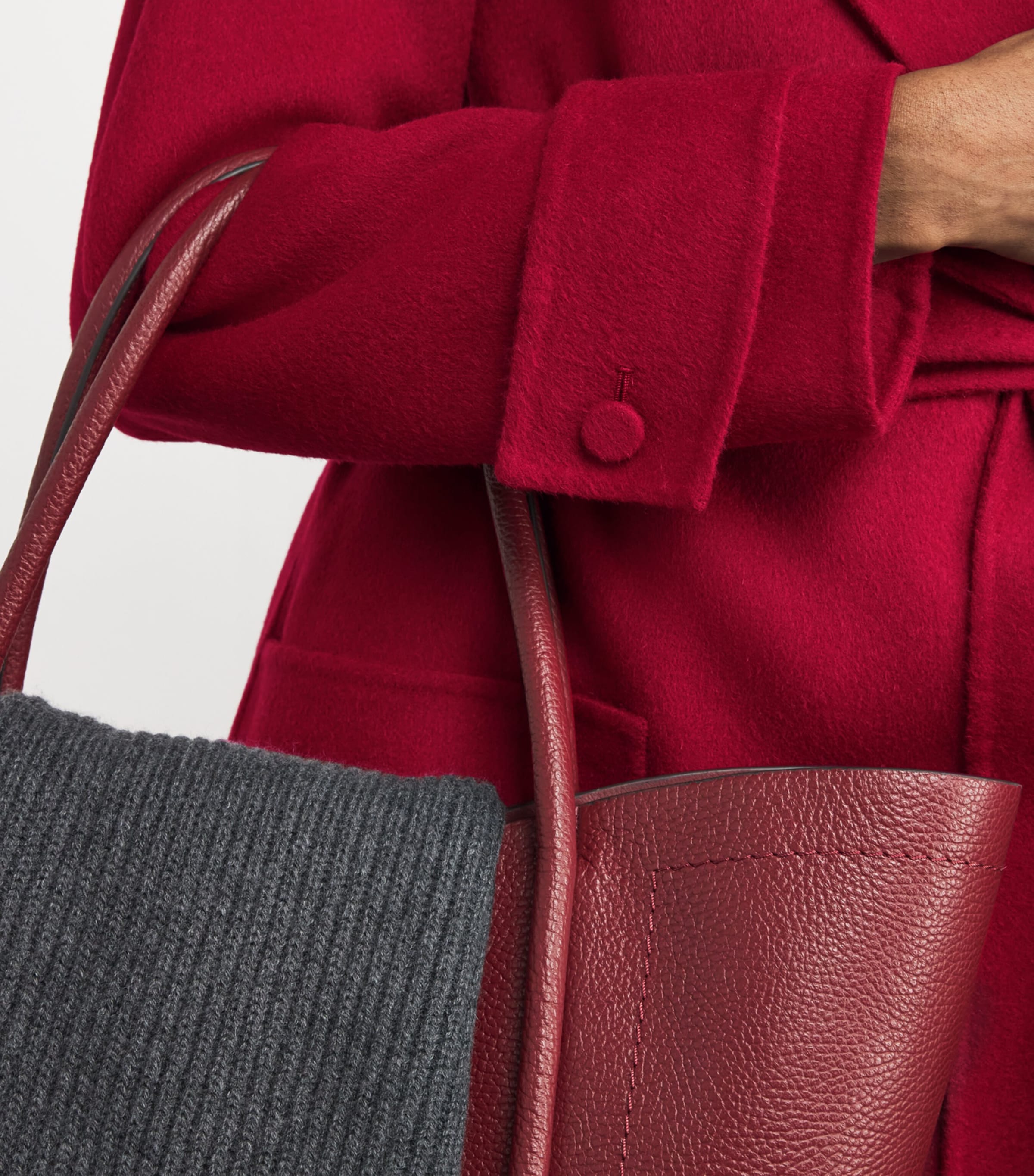 Wool-Cashmere Arline Coat RUBY Image 6