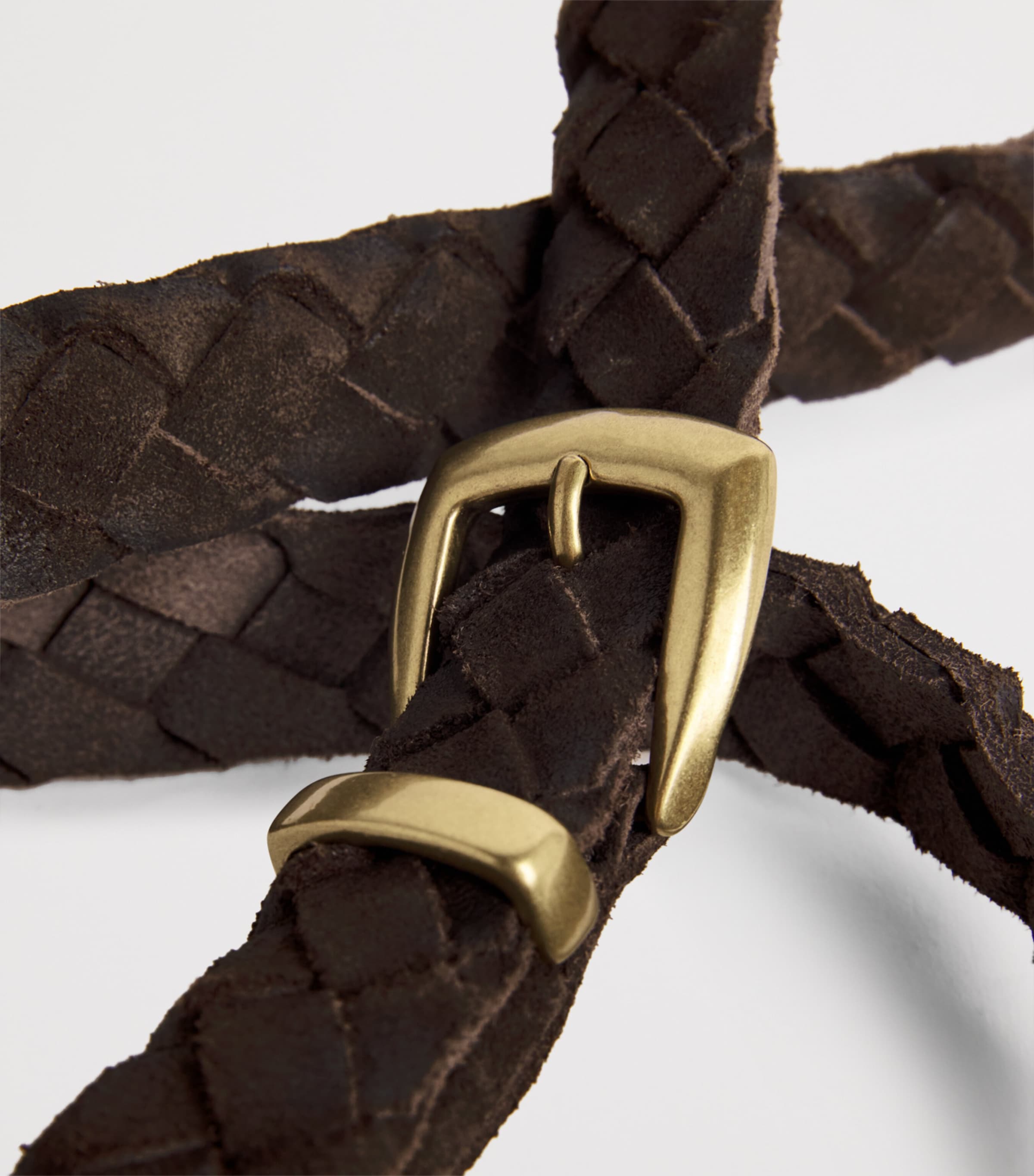 Suede Braided Belt MORO Image 5