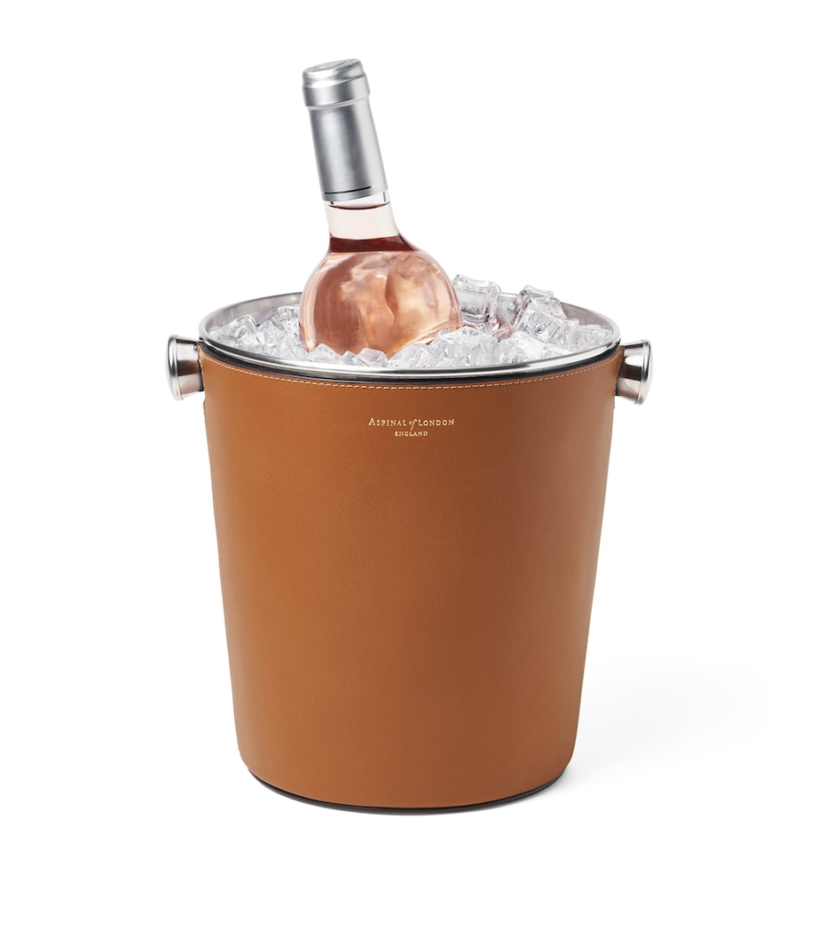 Leather Ice Bucket TAN Image 3