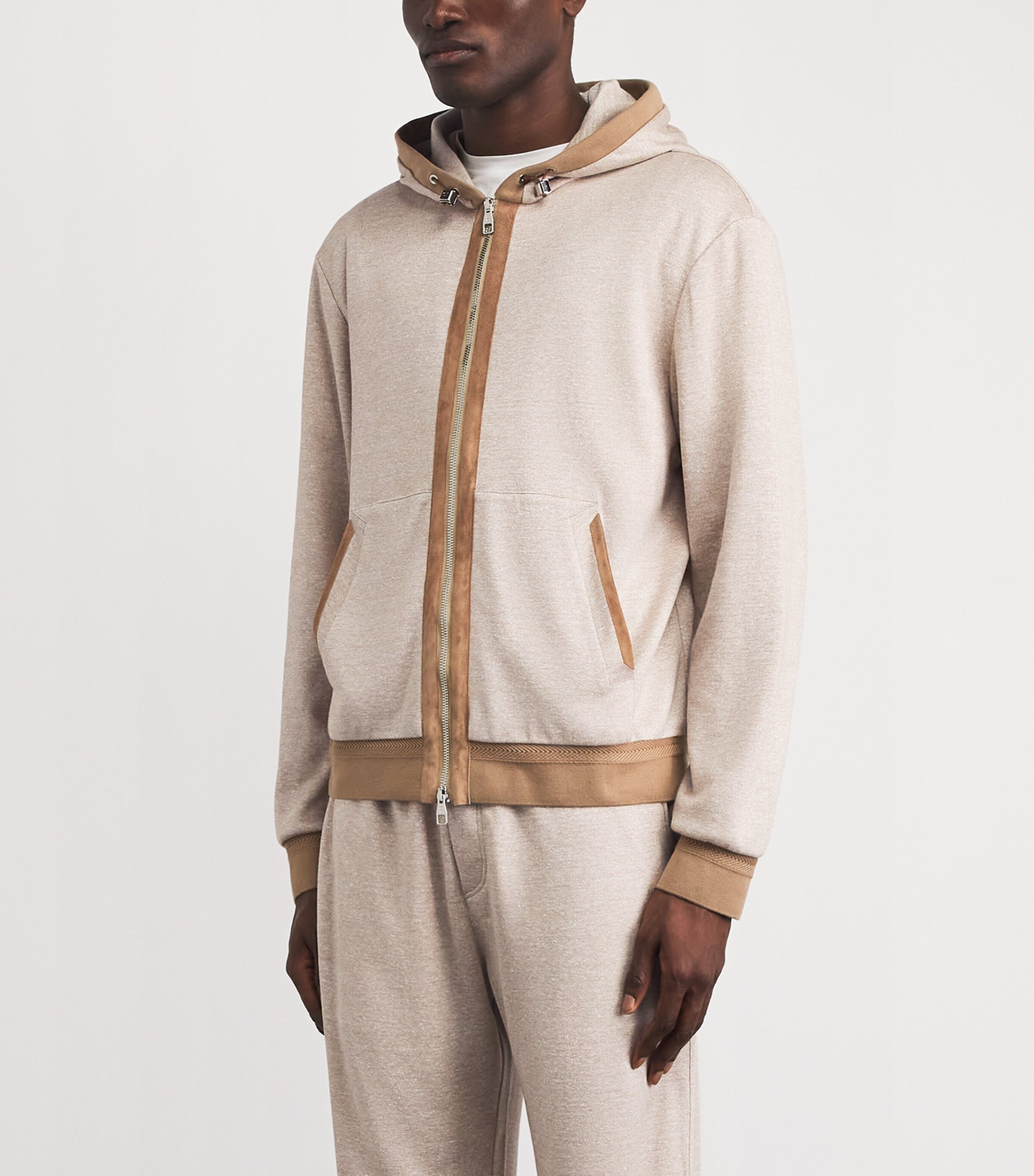 Brett Johnson Mens Linen-Silk-Cotton Hoodie Dondi Art Image 4