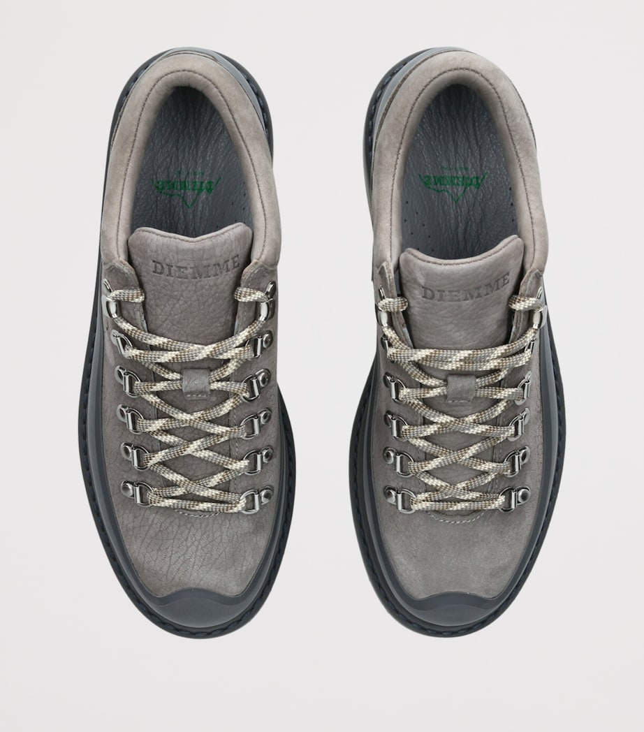 Diemme Leather Cornaro Due Gomma Low-Top Boots Grey Image 4
