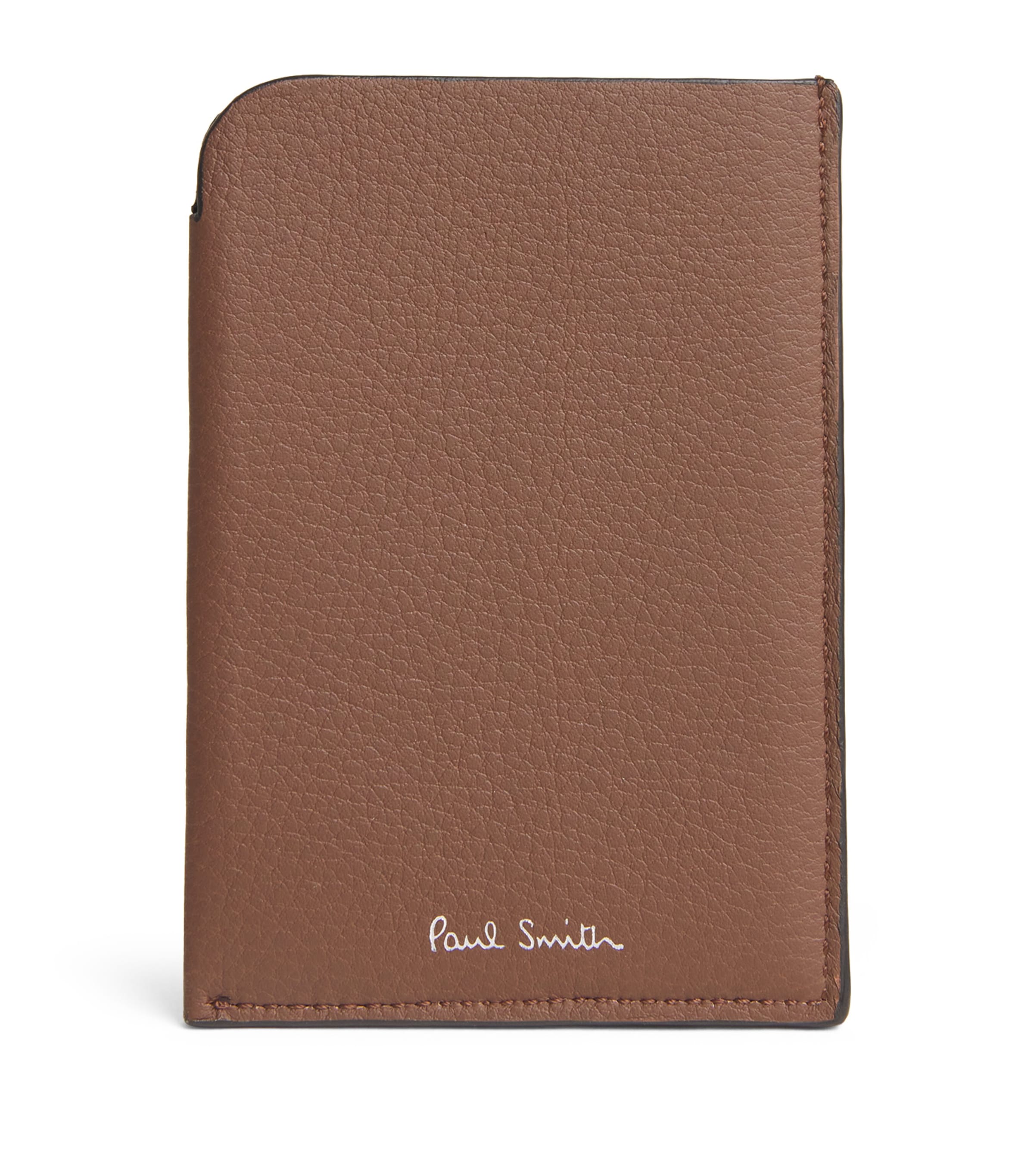 Paul Smith Leather Signature Stripe Card Holder