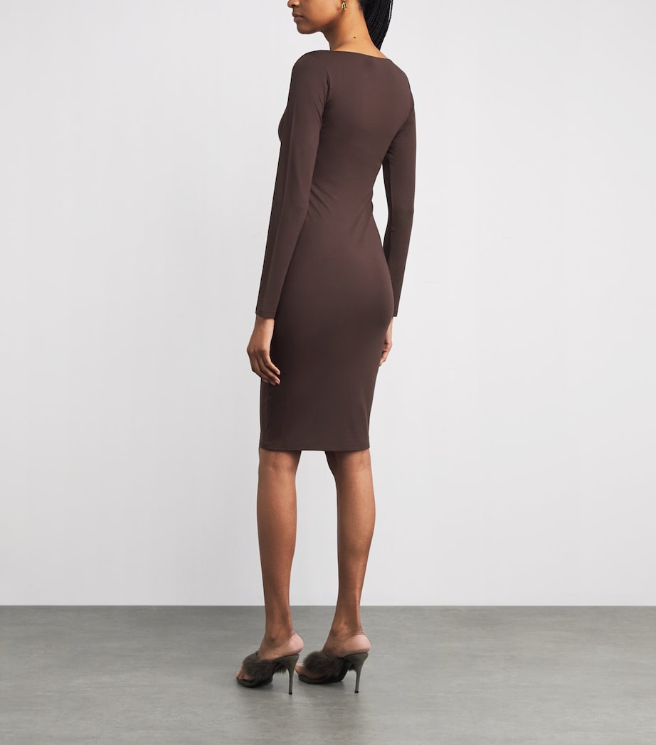 Smooth Layers Midi Dress ESPRESSO Image 3