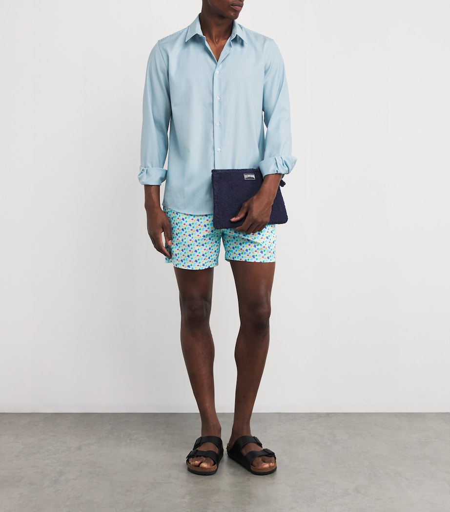 Turtle Print Moorise Swim Shorts 315-PACIFIC Image 2