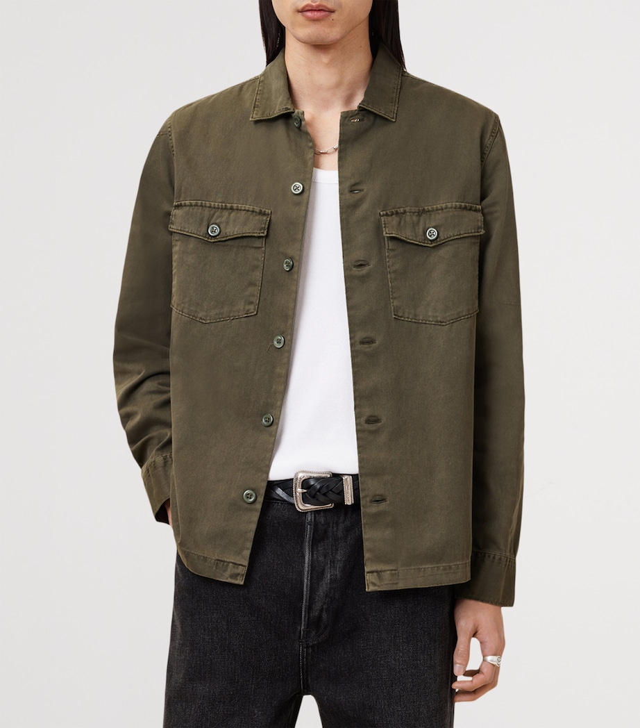 Cotton Spotter Overshirt CARGO GREEN Image 4