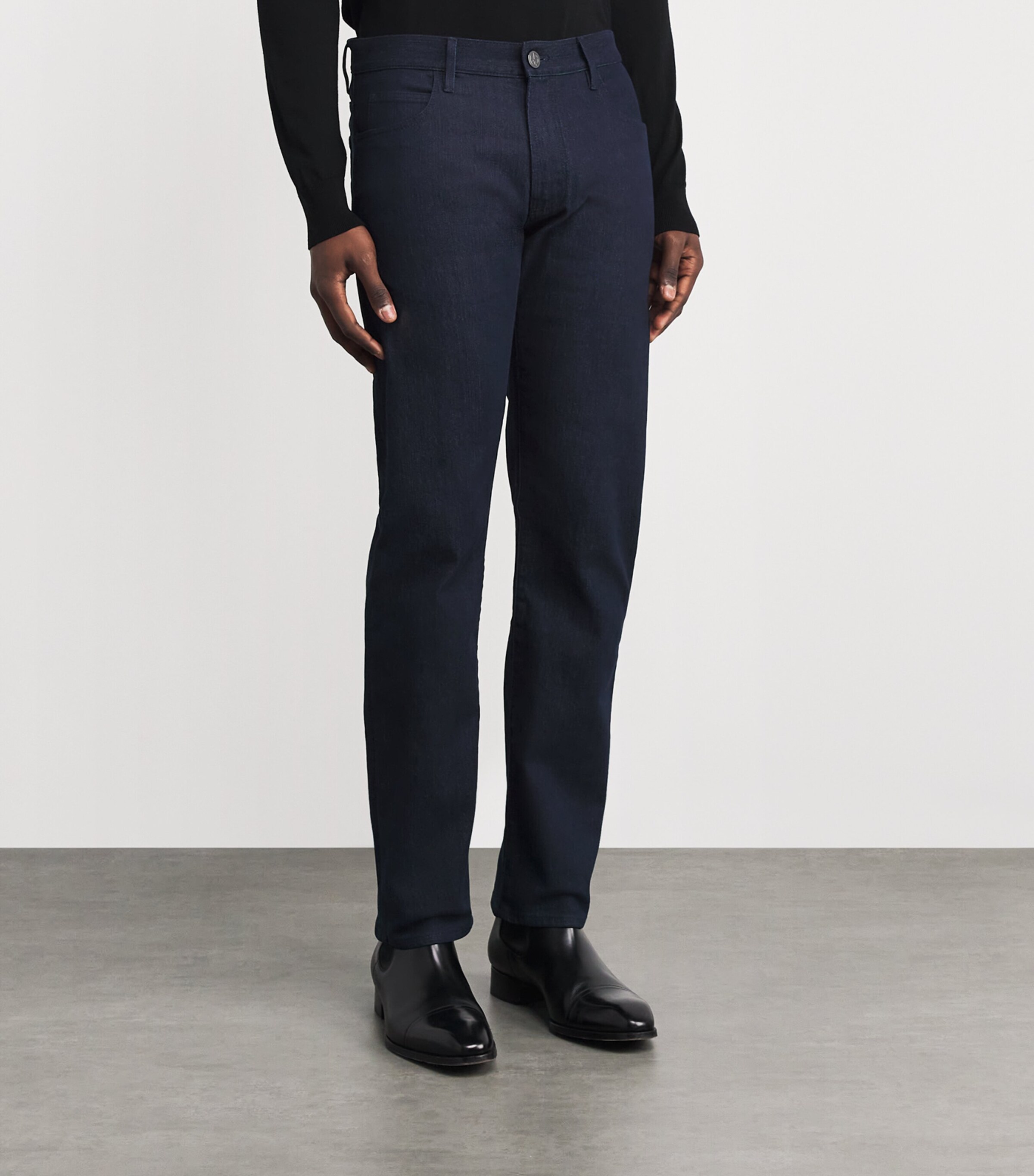 Stretch-Cotton-Blend Chinos UBUL Image 3