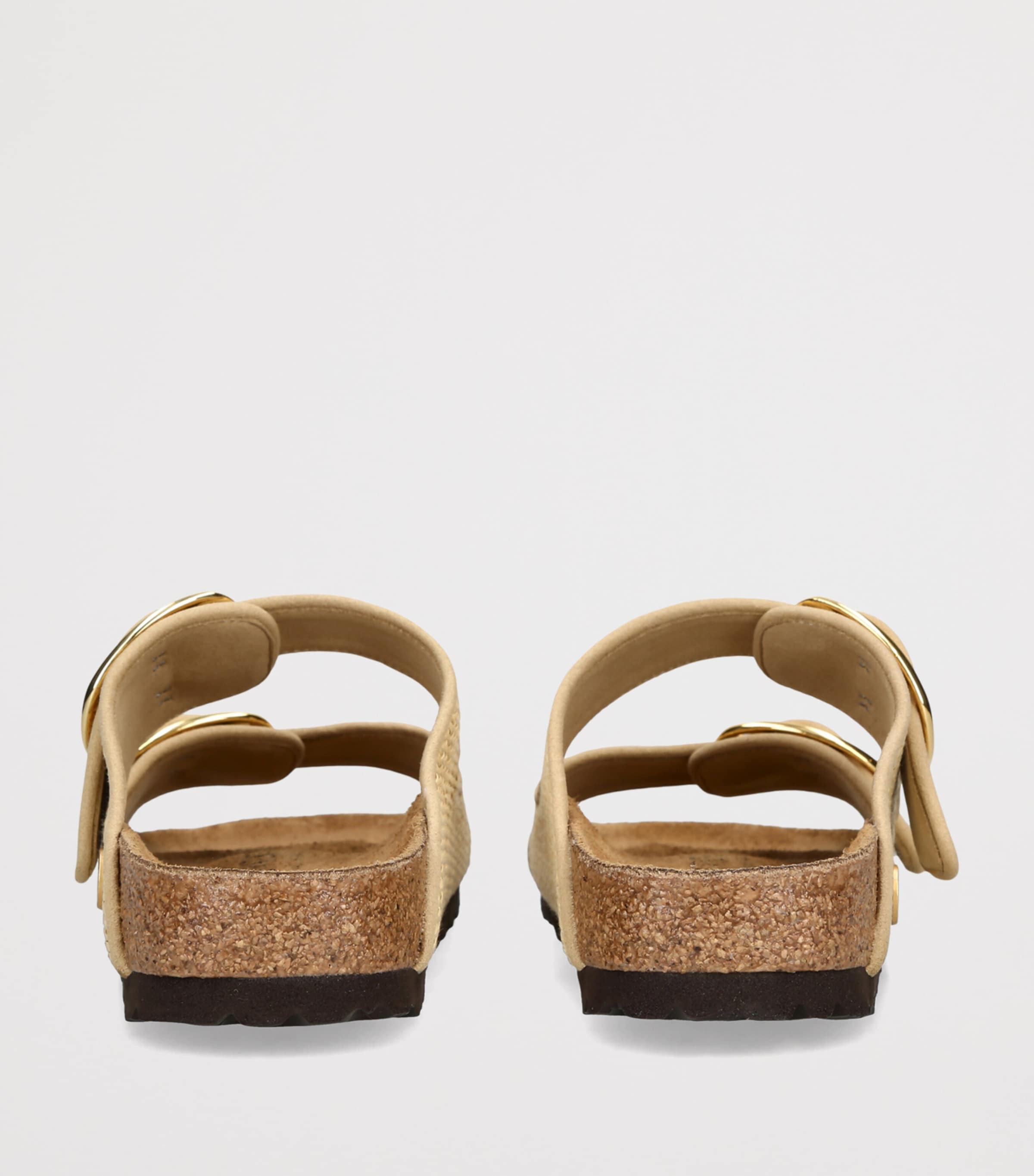 Birkenstock Raffia Arizona Sandals Cream Image 2