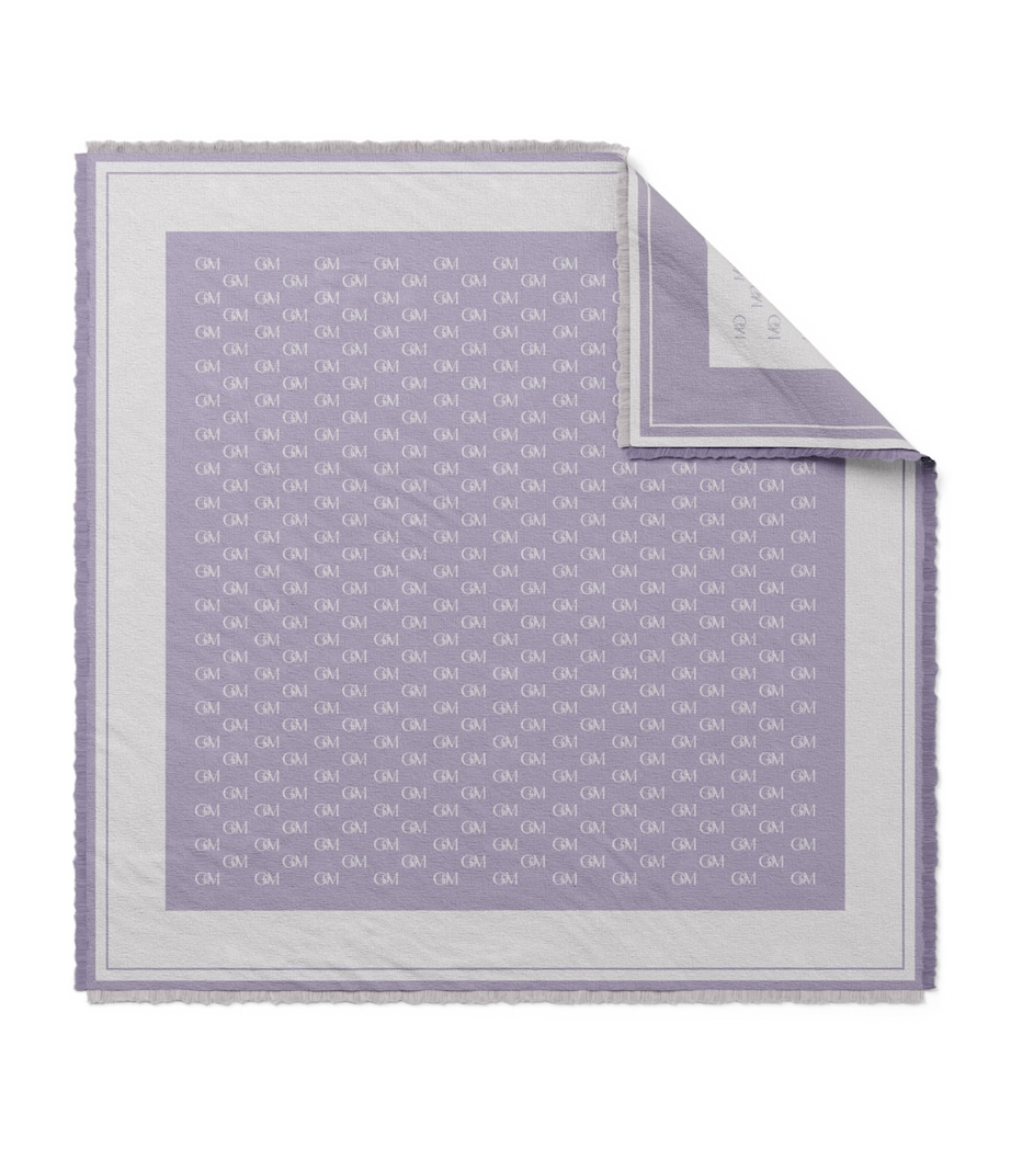 Silk The Monogram Scarf NO COLOUR Image 1