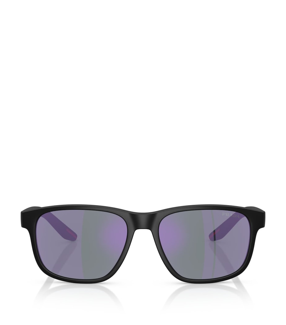 Prada Linea Rossa Injected Pillow Sunglasses Black Image 1