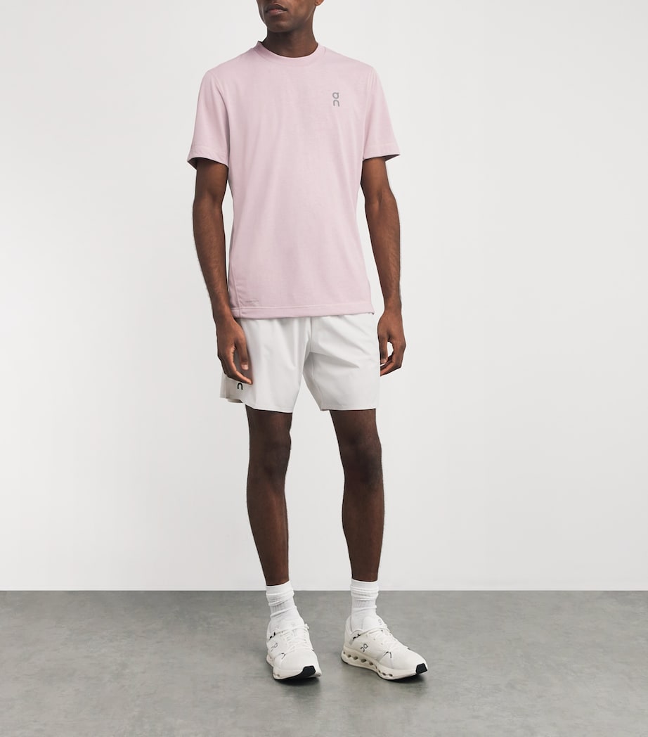 On Mens Train T-Shirt Mauve Image 2