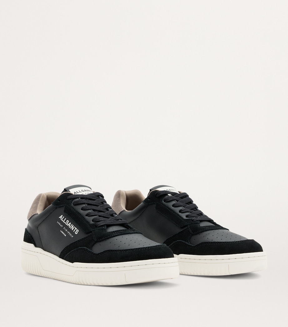 Leather Regan Sneakers BLACK/GREY Image 2