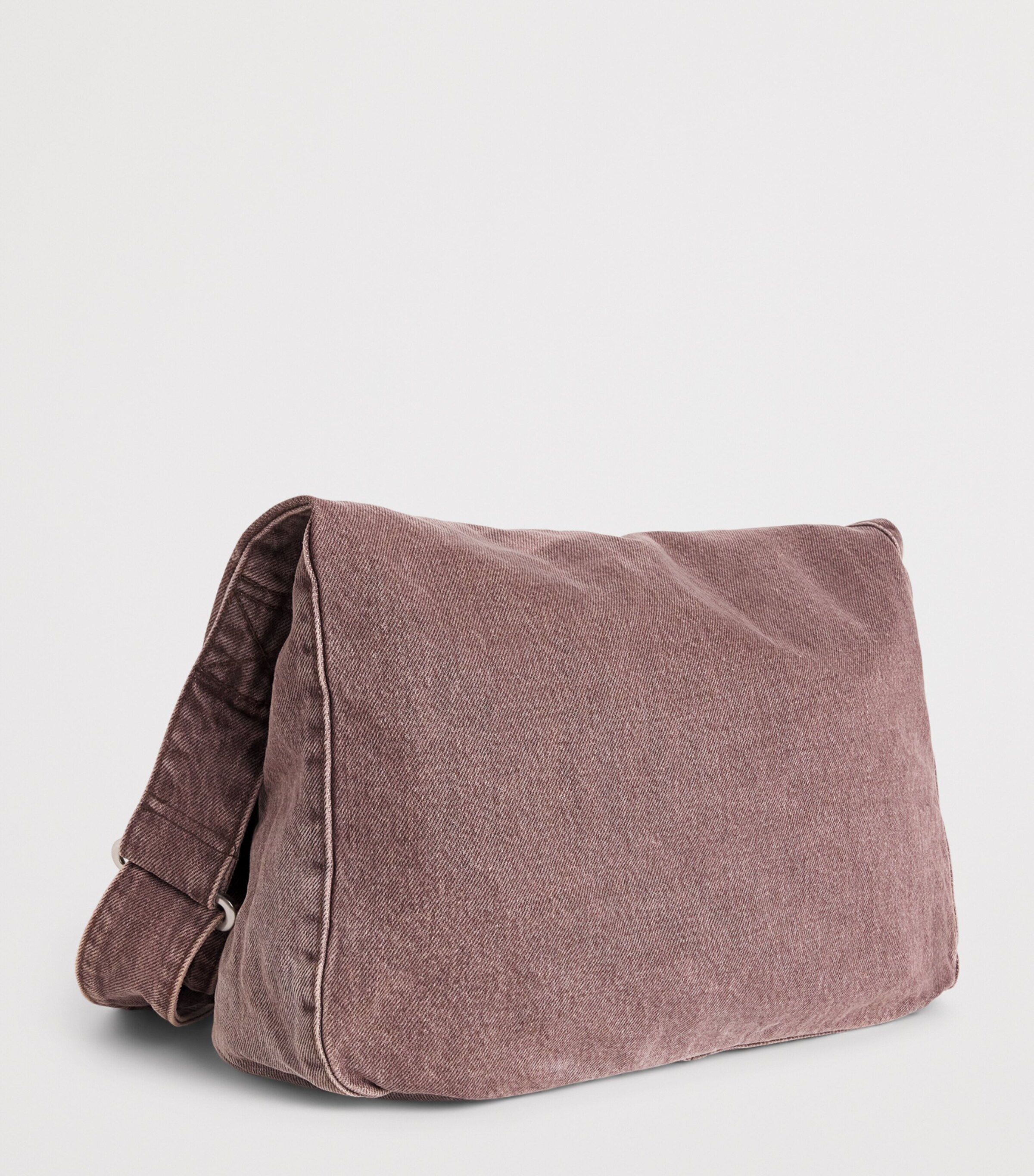 Our Legacy Organic Cotton Messenger Bag Overdyed Choco Melon Image 3