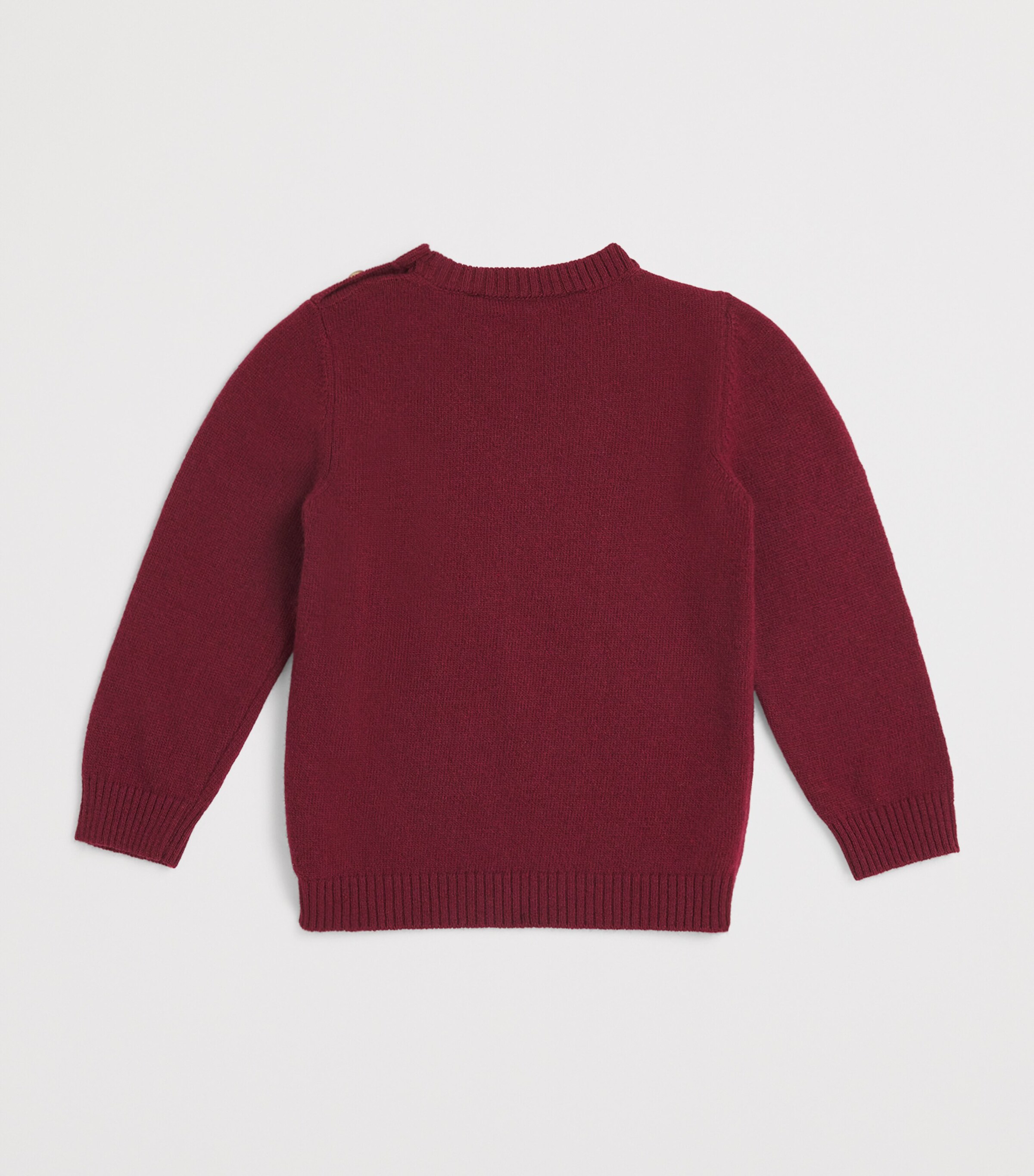 Car Sweater (3 Months-2 Years) T1 BORDEAUX Image 2