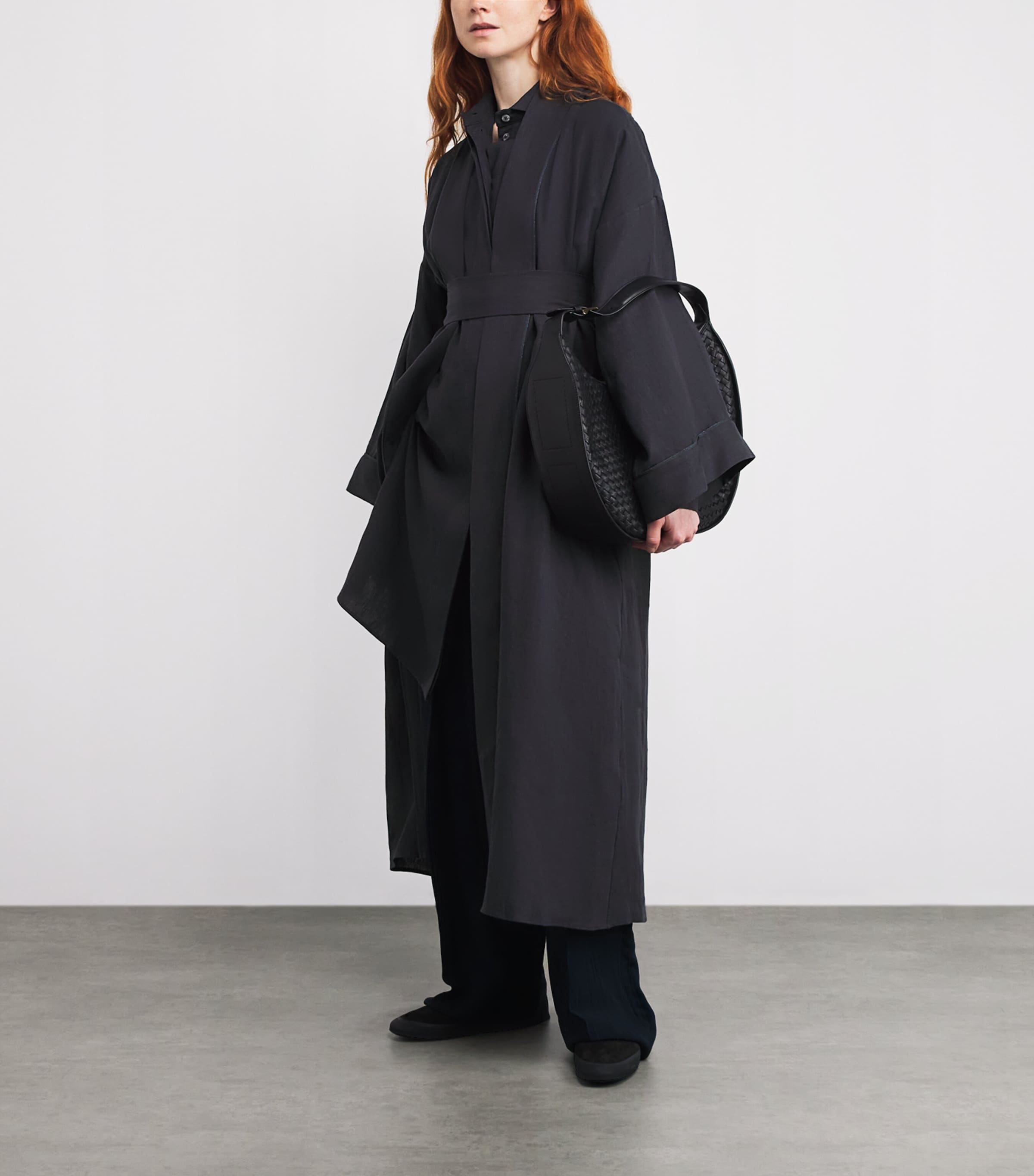 Linen Kimono CARBONE Image 2