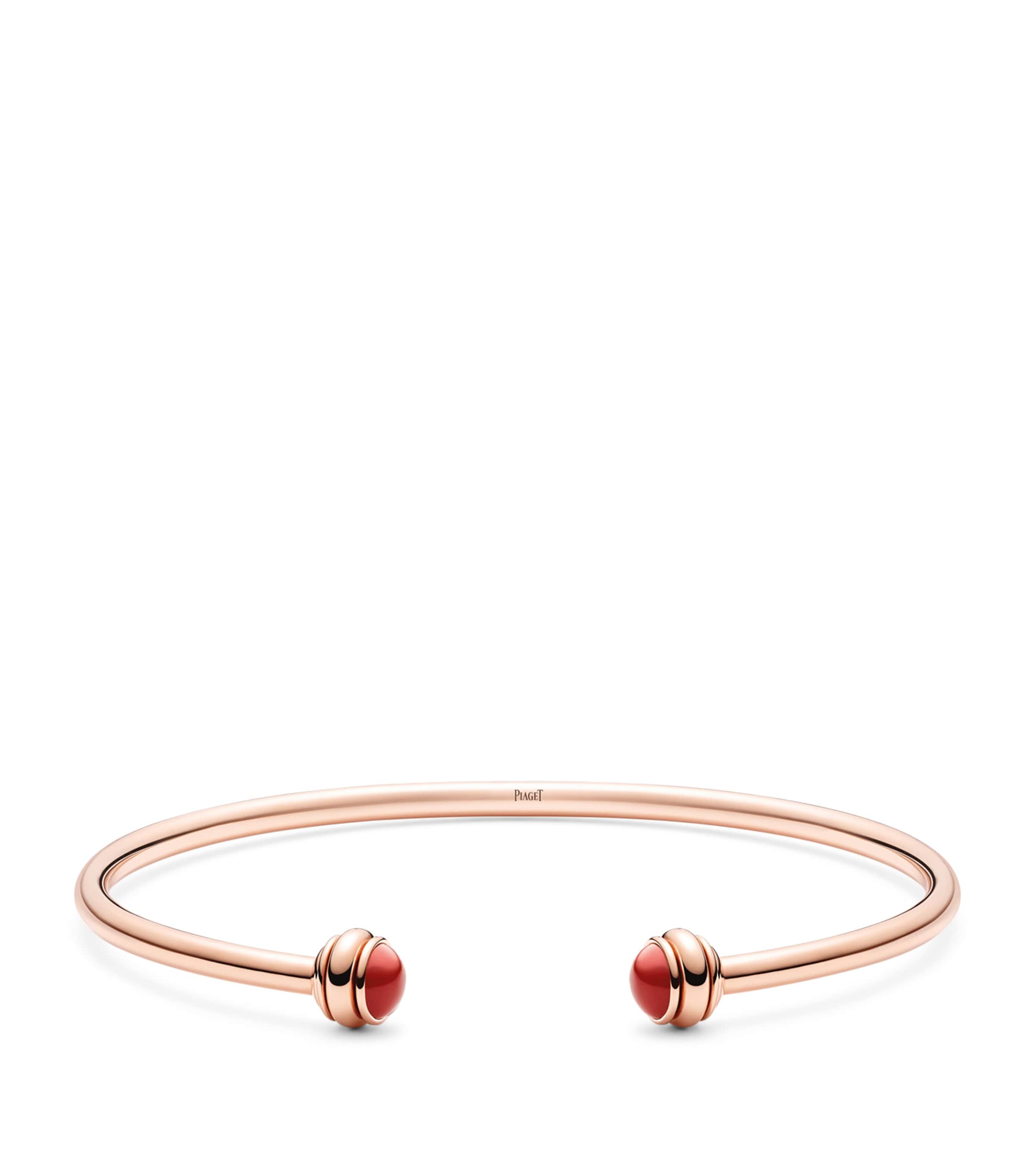 Piaget Rose Gold And Carnelian Possession Bangle