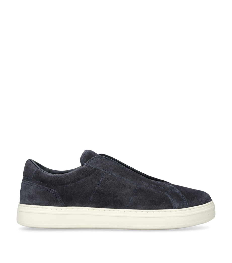 Suede H668 Slip-On Sneakers NAVY Image 1
