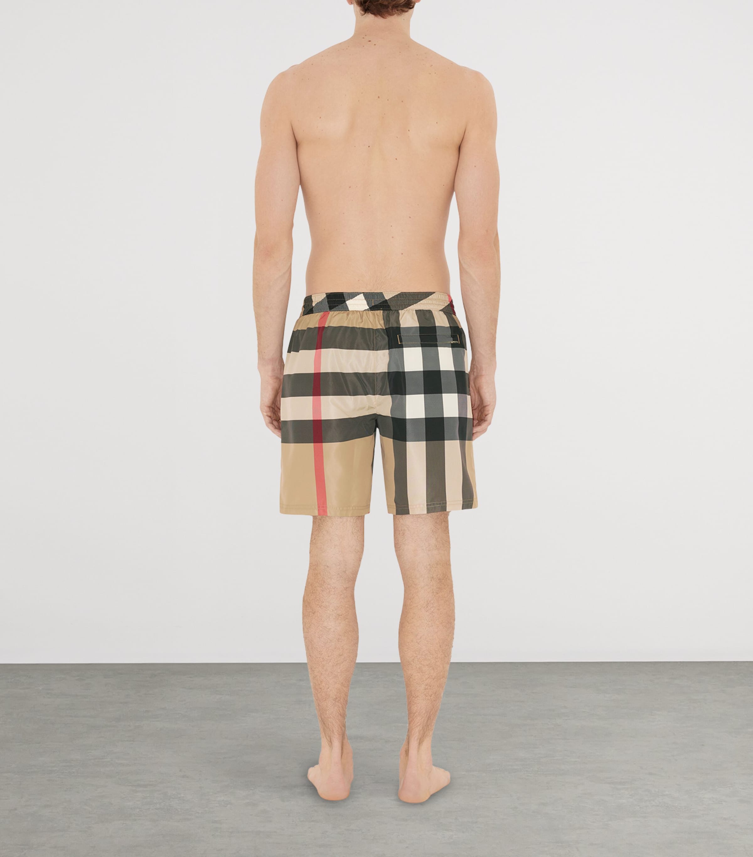 Check Swim Shorts ARCHIVE BEIGE IP CHK Image 4