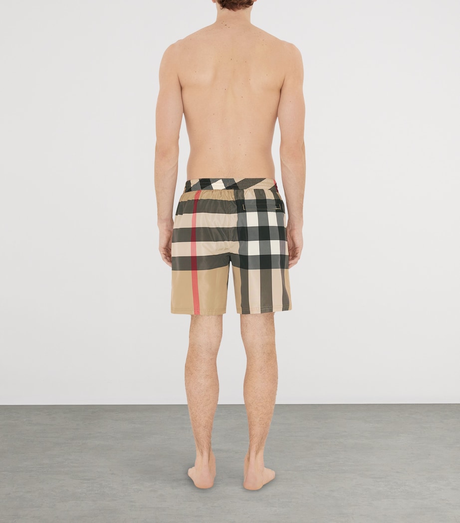 Check Swim Shorts ARCHIVE BEIGE IP CHK Image 4