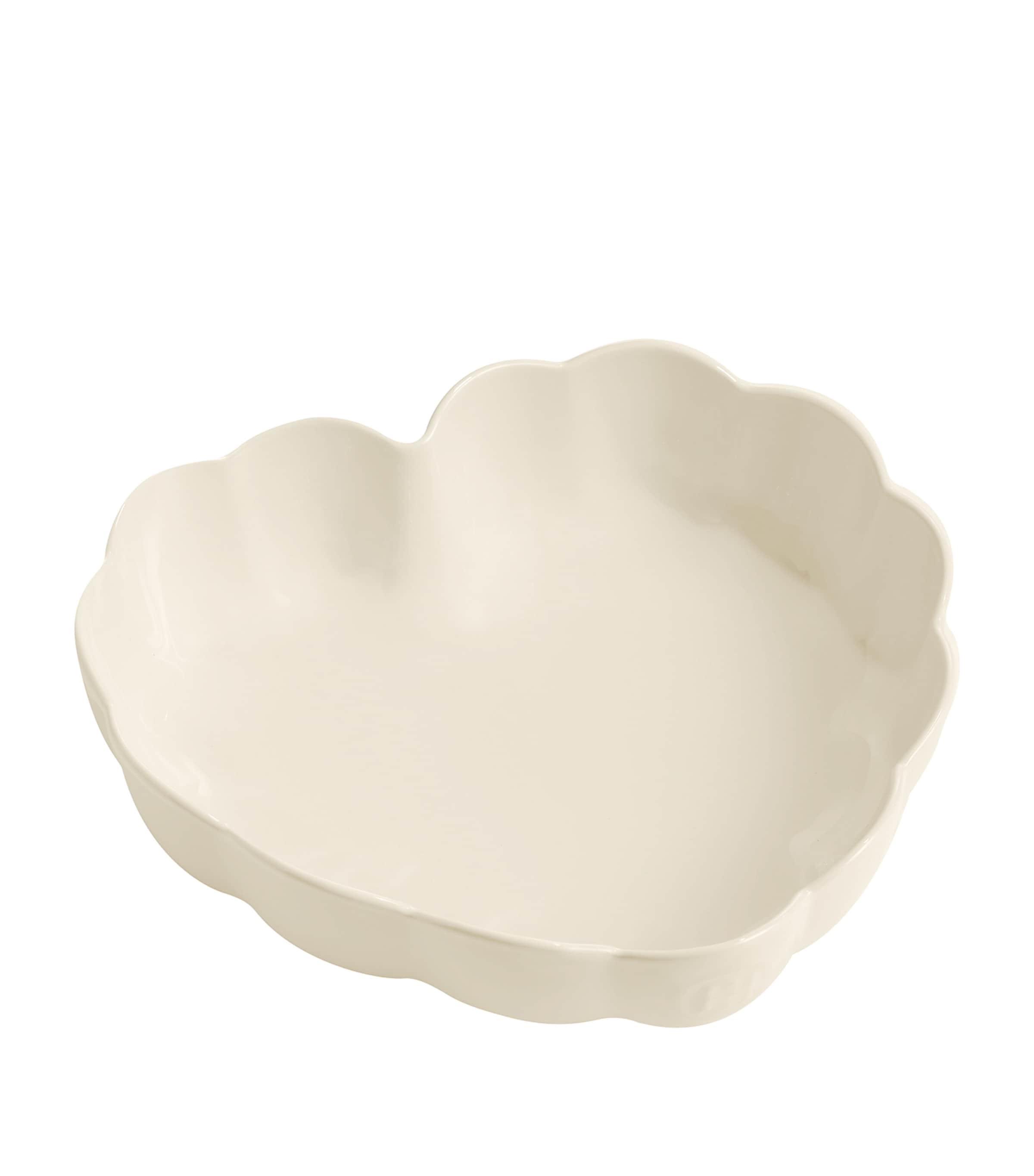 Emile Henry Ceramic Madeleine Heart-shaped Baking Dish In Neutral