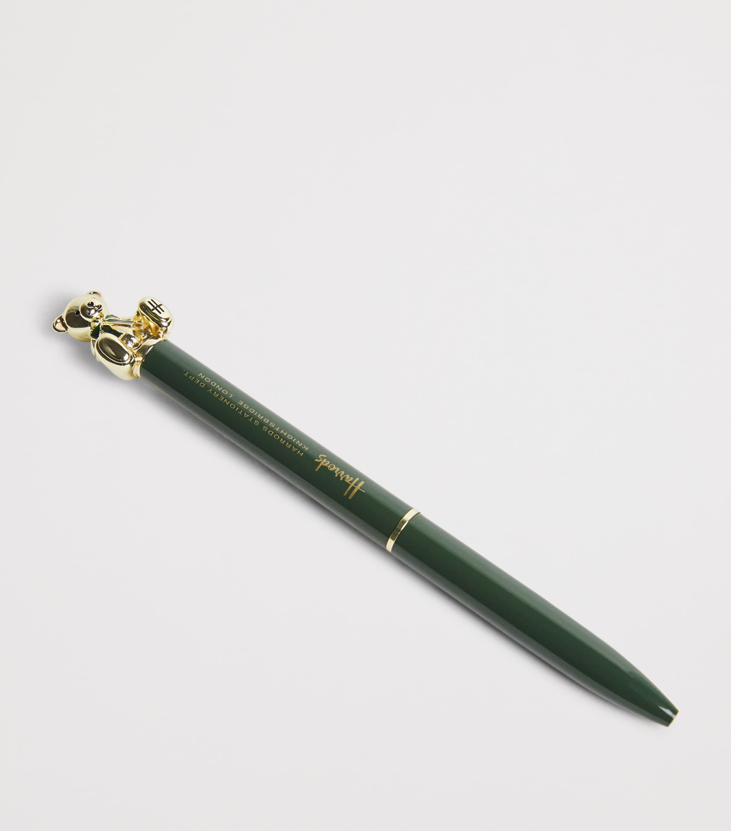 Harrods Henry Bear Pen Green Image 2