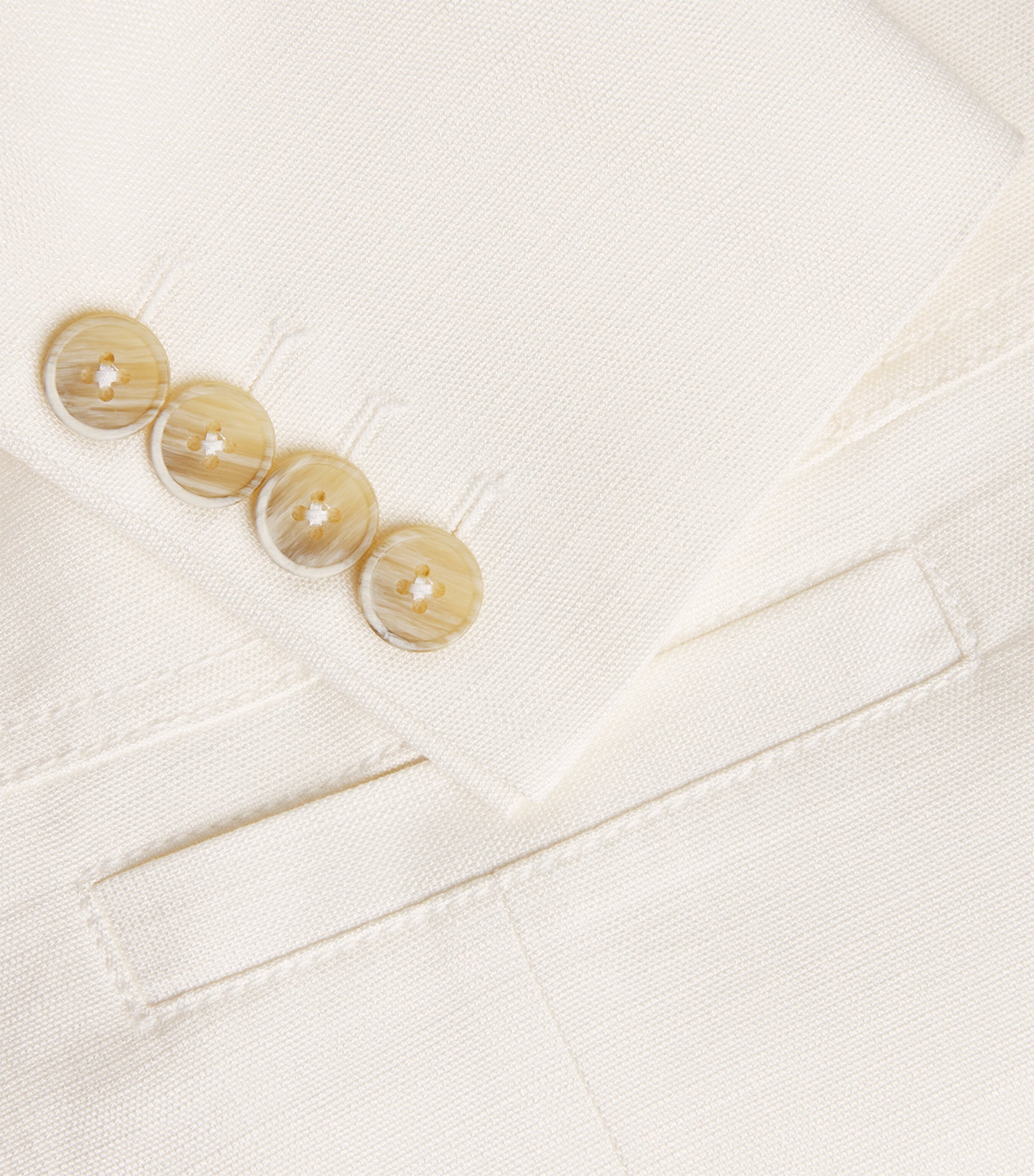 ME+EM Womens Fitted Cropped Jacket Ivory Image 6