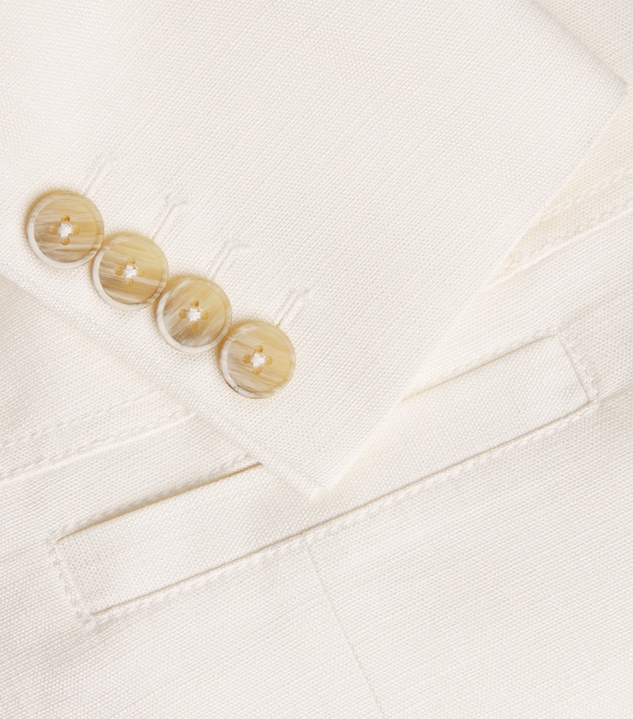 ME+EM Womens Fitted Cropped Jacket Ivory Image 6