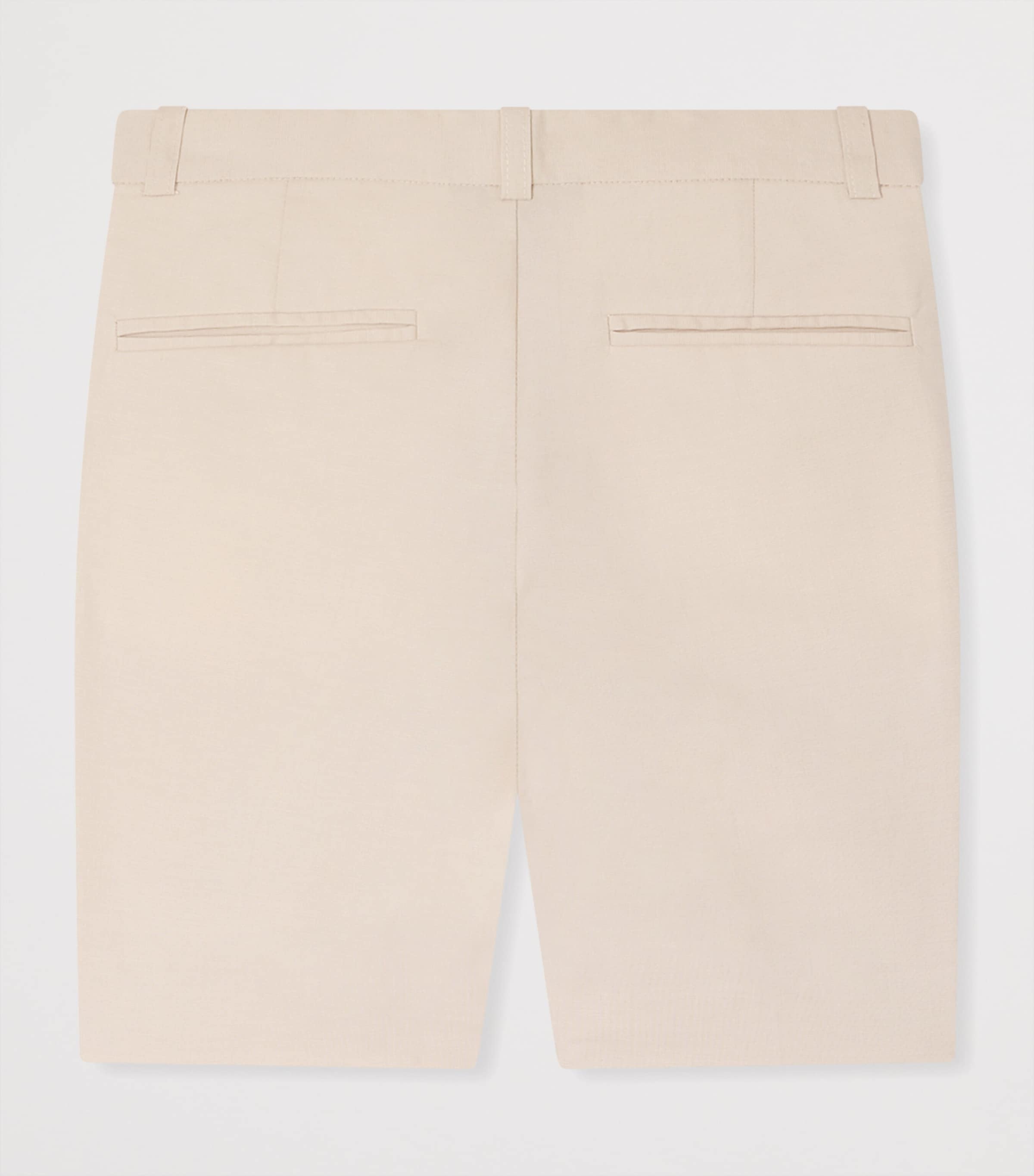 Bonpoint Stretch-Cotton Calvin Shorts (10-14 Years) Ecru Image 2