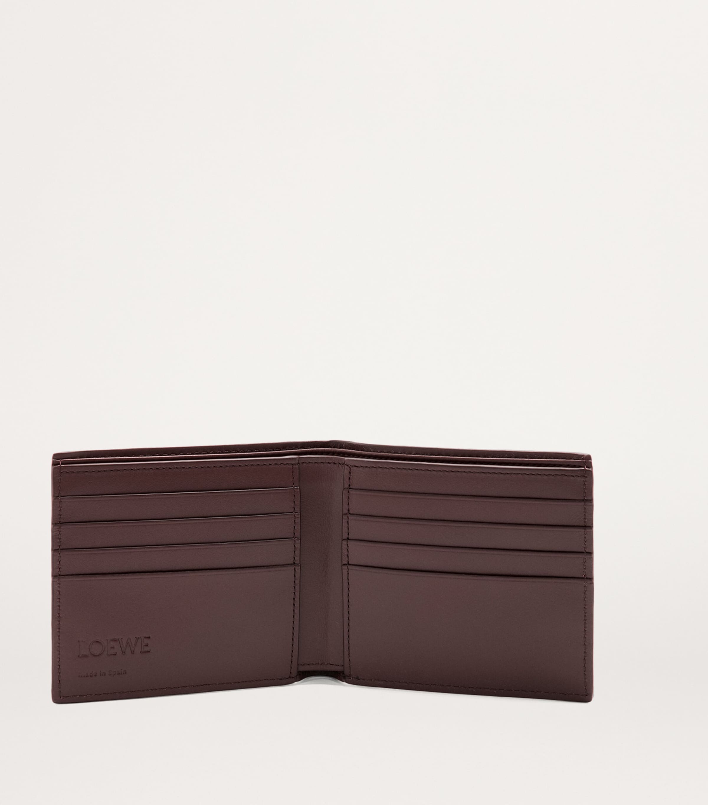 LOEWE Leather Essential Bifold Wallet Oxblood Image 3