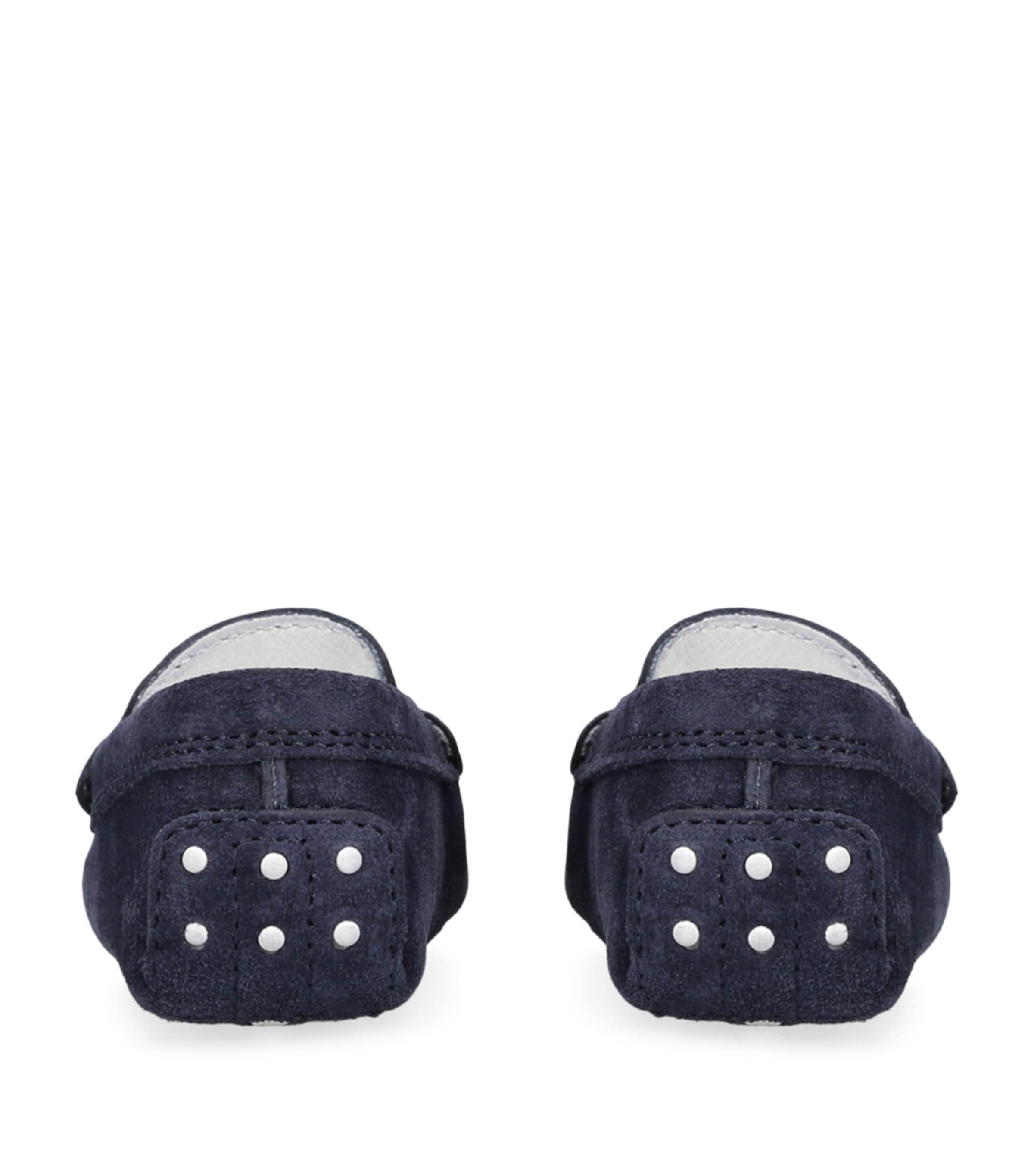 Suede Pantofola Gommini Loafers NAVY Image 2