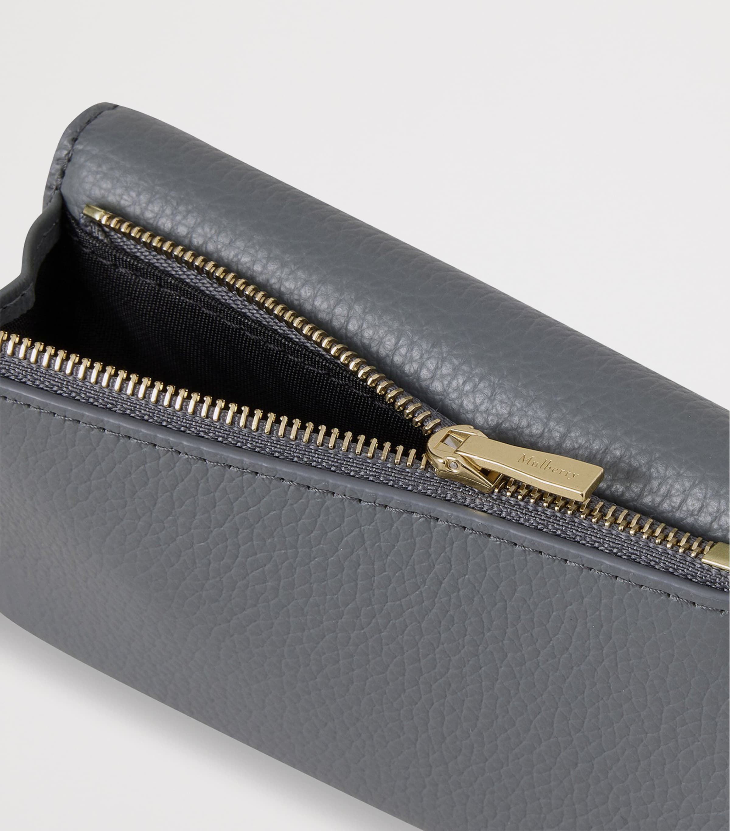 Mulberry Leather Folded Darley Wallet Foggy Grey Image 3