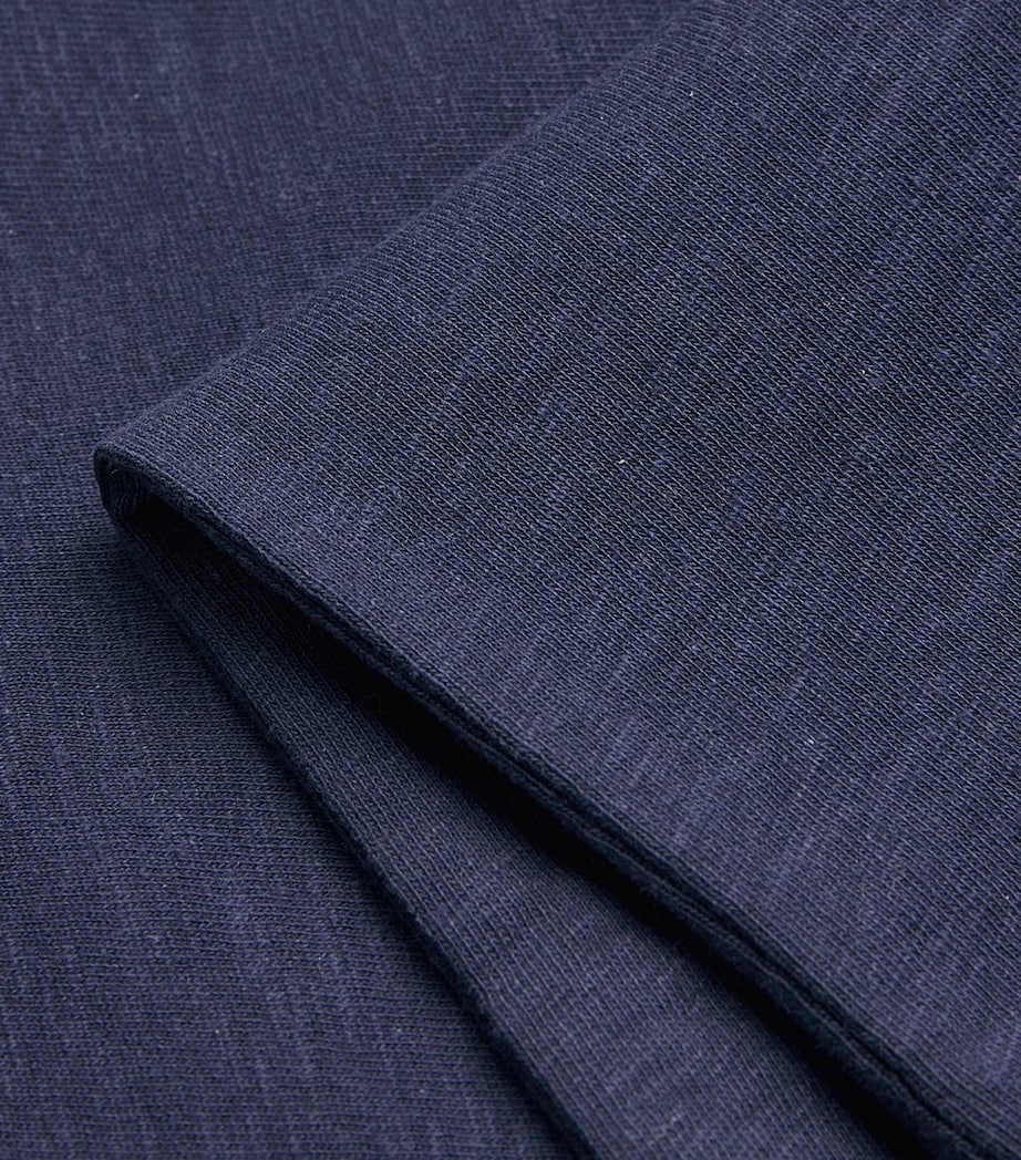 Cotton-Linen Alida T-Shirt MIDNIGHTBLUE Image 5