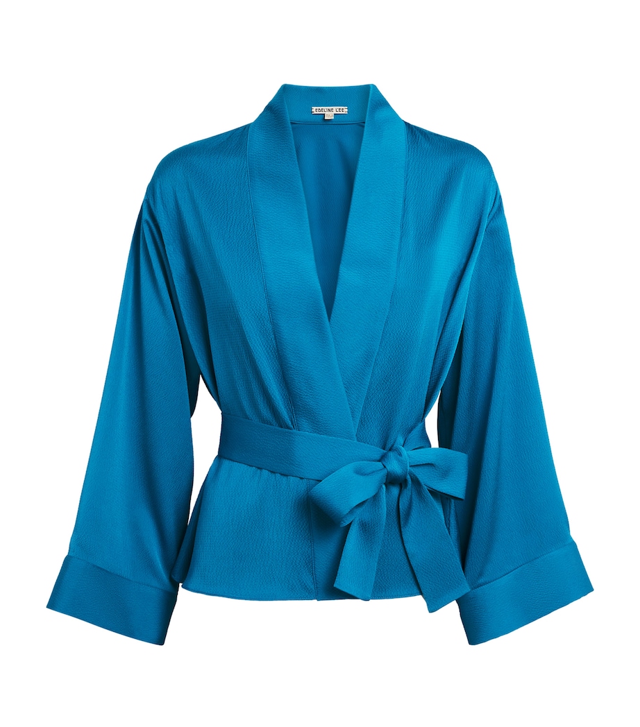 Crinkle Koryeo Blouse LAGUNA BLUE Image 1