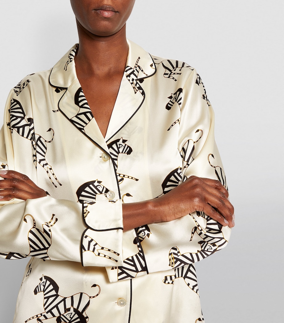 Silk Zelda Lila Pyjama Set ZEBEDEE Image 6