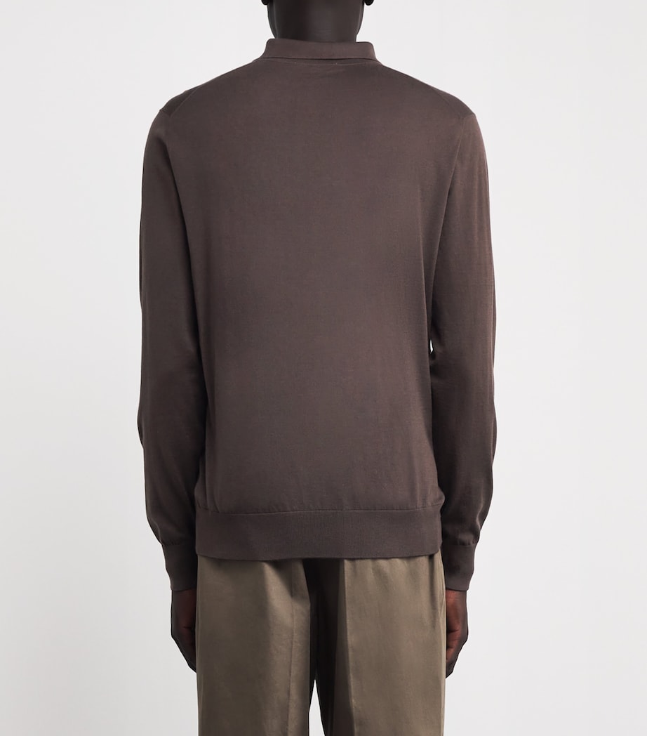 Cotton-Cashmere Polo Sweater E.12 T.MORO E25/26 Image 4