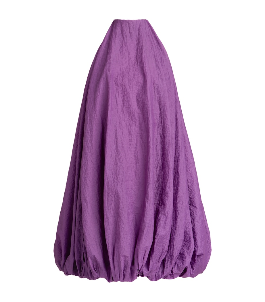 Alaïa Womens Balloon Mini Dress Violet Image 1