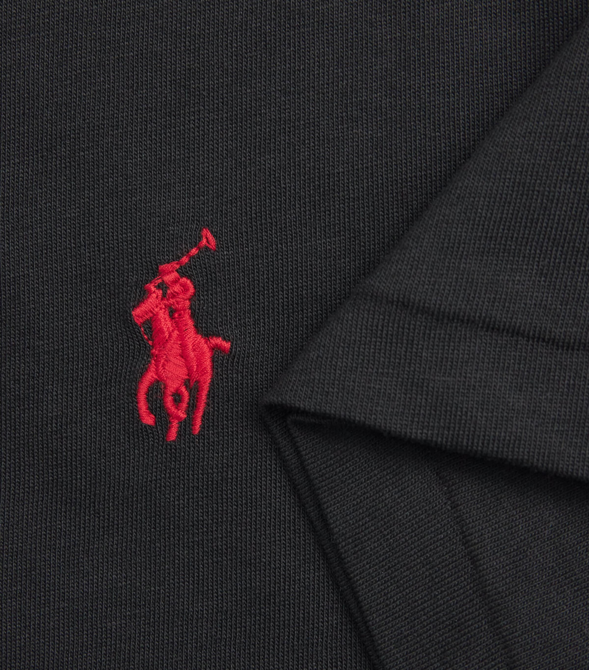 Cotton Slim-Fit T-Shirt RL BLACK Image 5