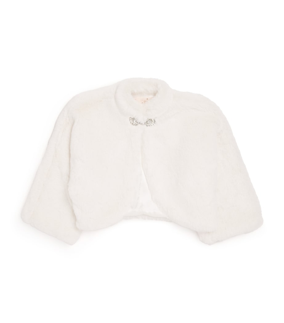 Faux Fur Promenade Jacket (2-11 Years) MILK Image 1