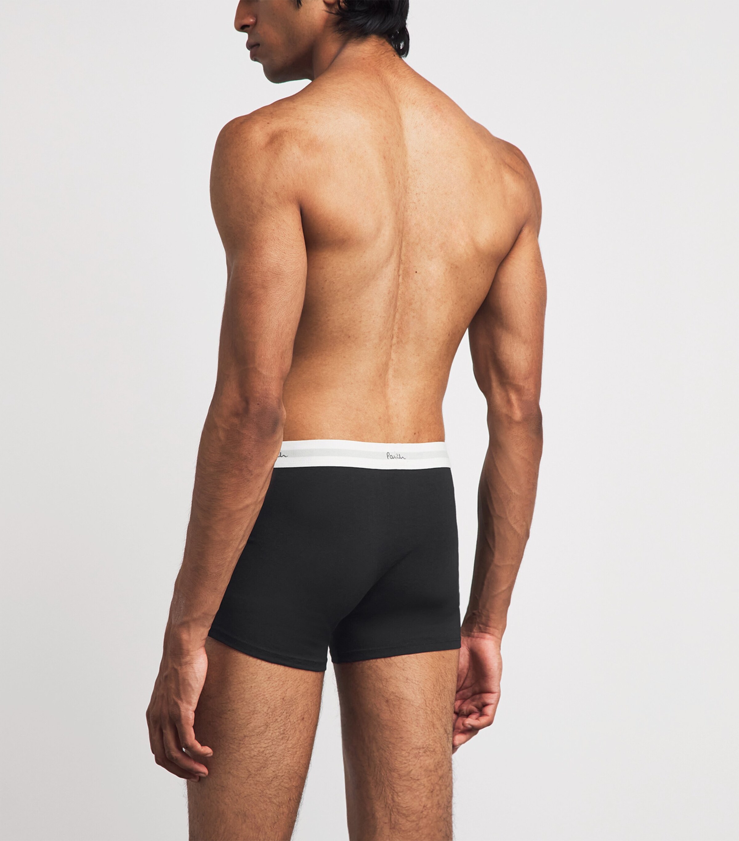 Paul Smith Mens Stretch-Organic Cotton Trunks (Pack of 3) Image 3