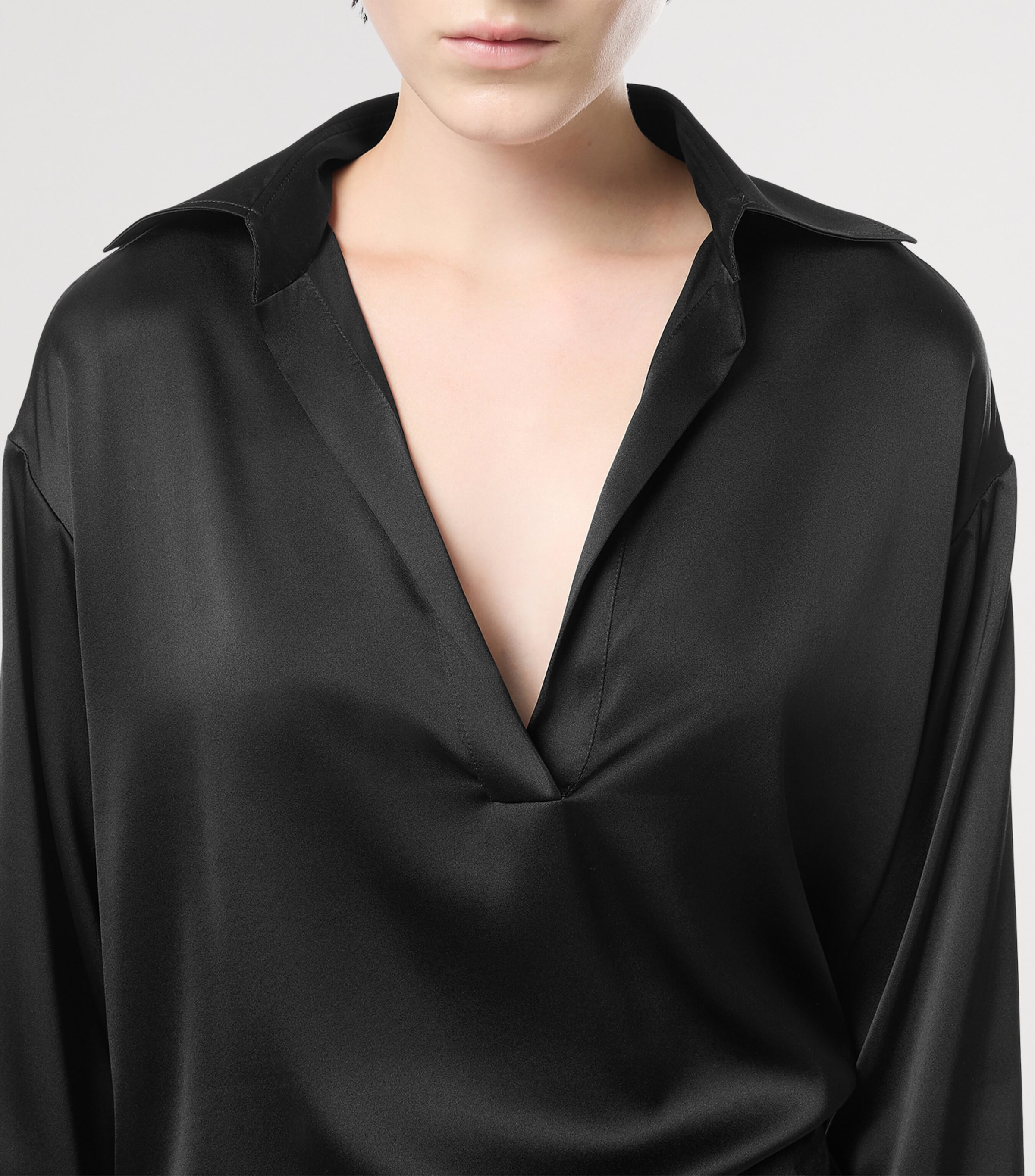 TOM FORD Womens Silk-Blend Blouse Naa Image 5