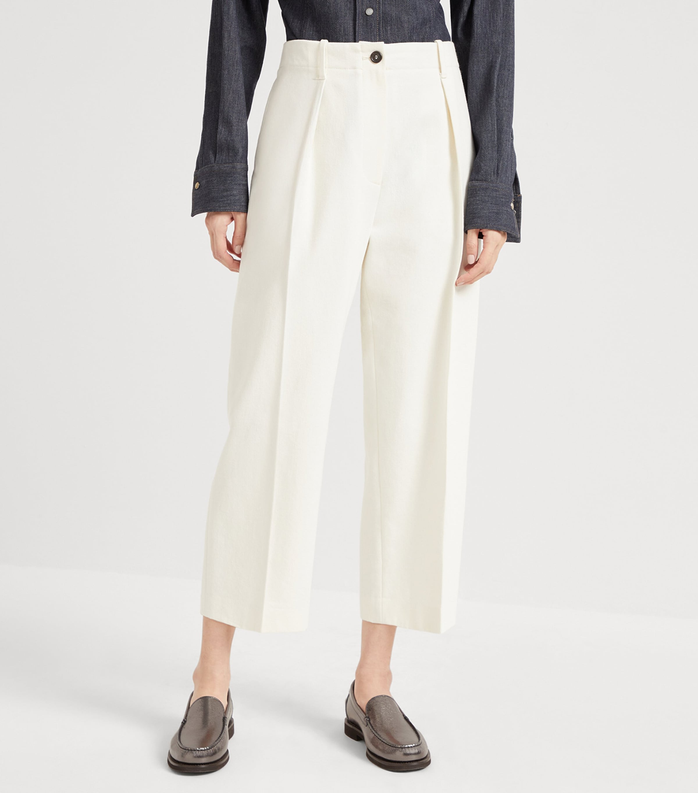 Cotton-Wool Crinkled Chinos C1101 Image 2