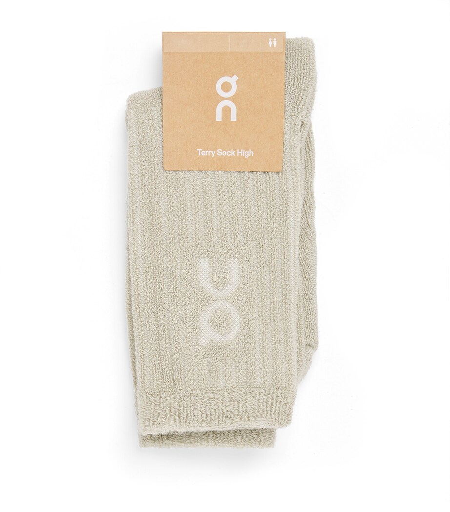 Terry High-Cut Socks DESERT Image 1