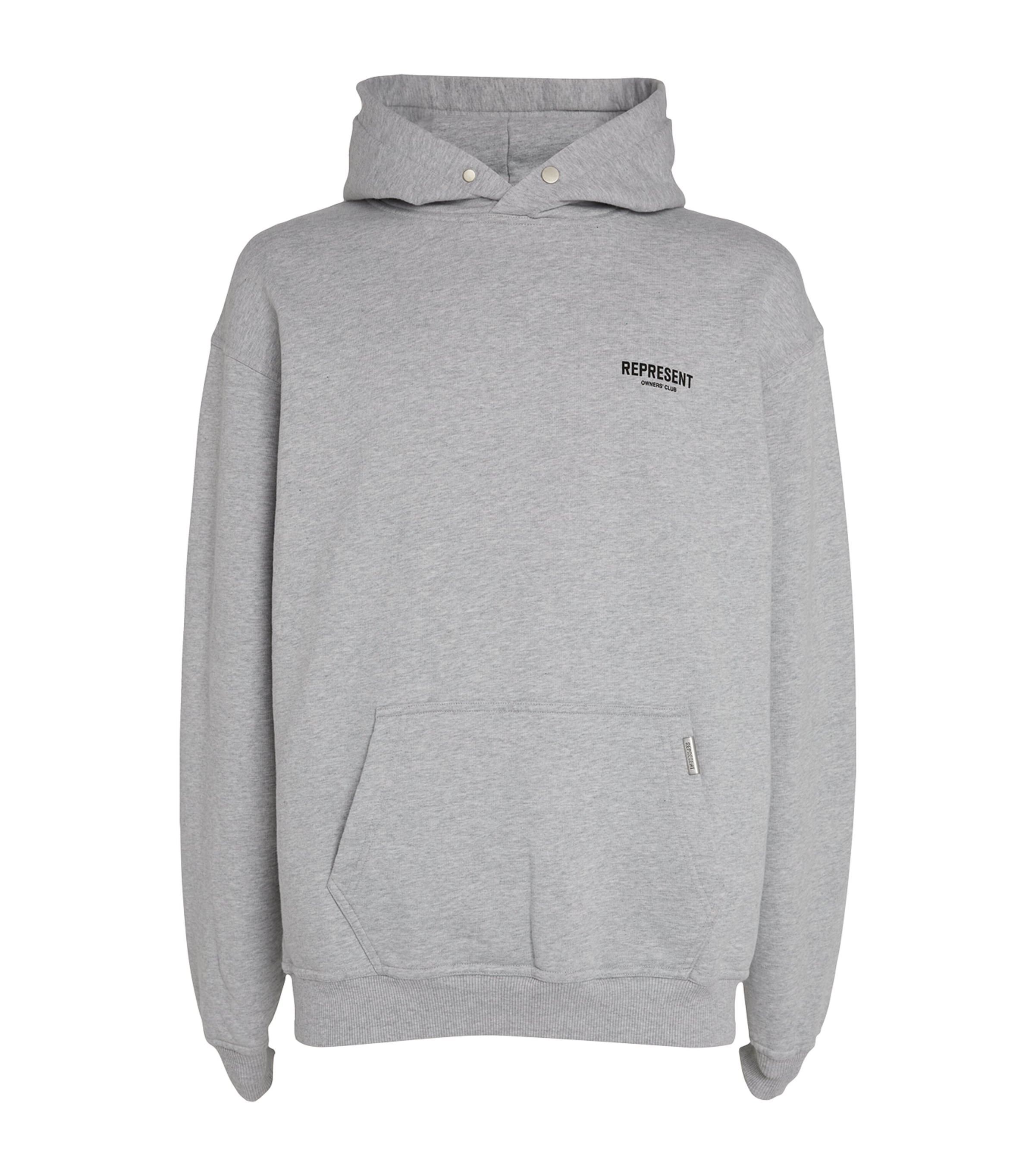 Represent Owners Club Hoodie In Grey