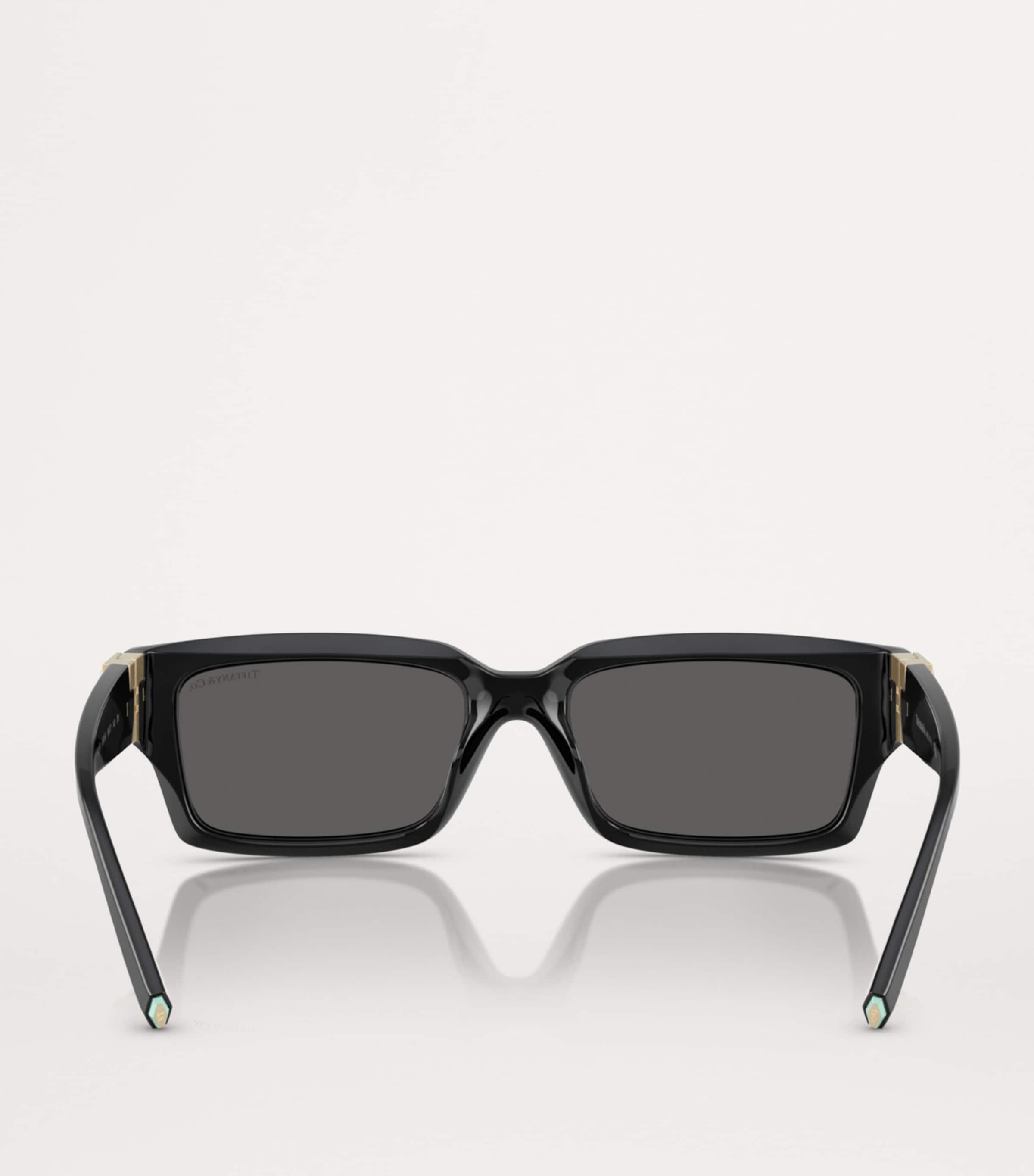Acetate Rectangular Sunglasses 8001S4 Image 4