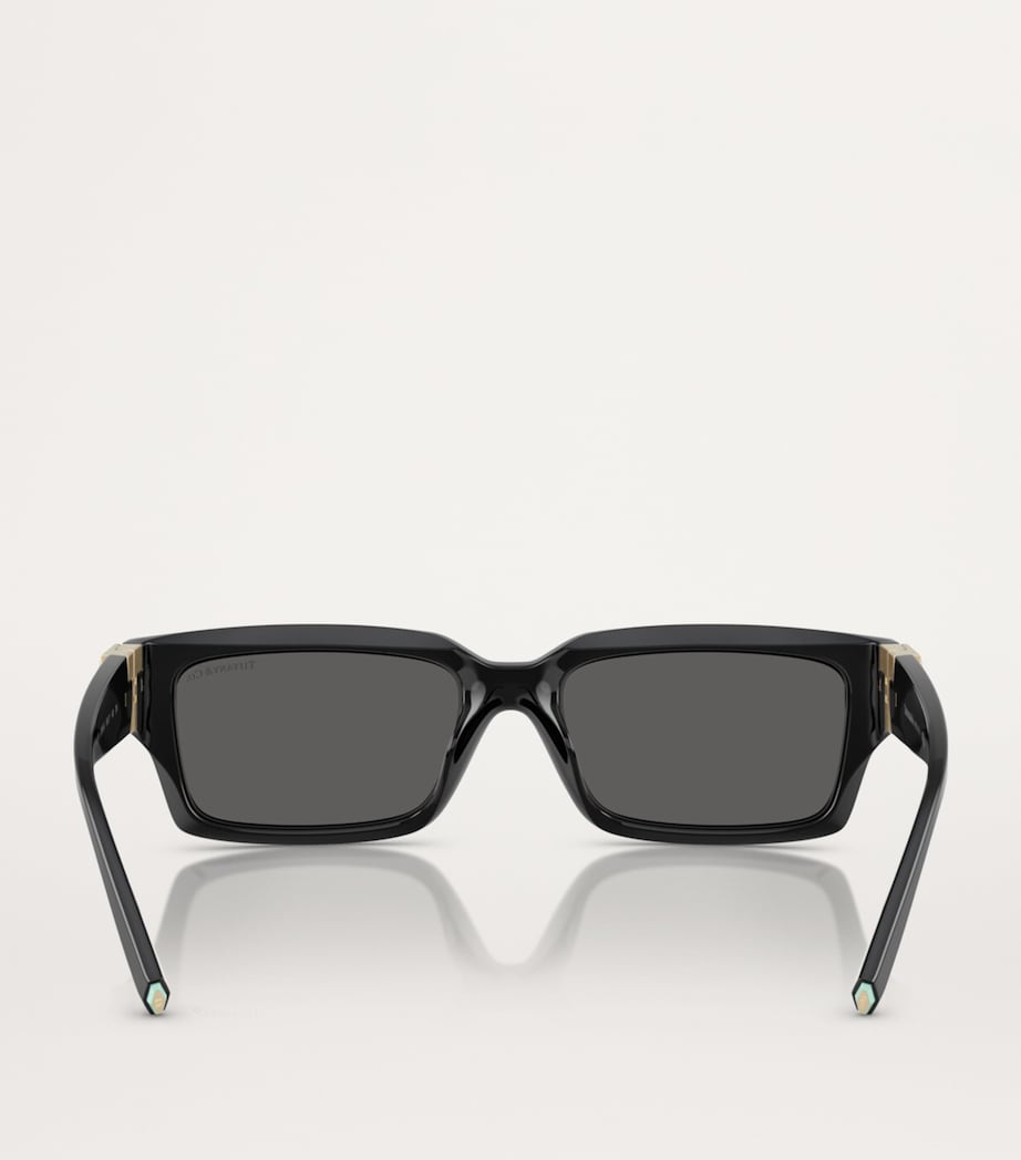 Acetate Rectangular Sunglasses 8001S4 Image 4
