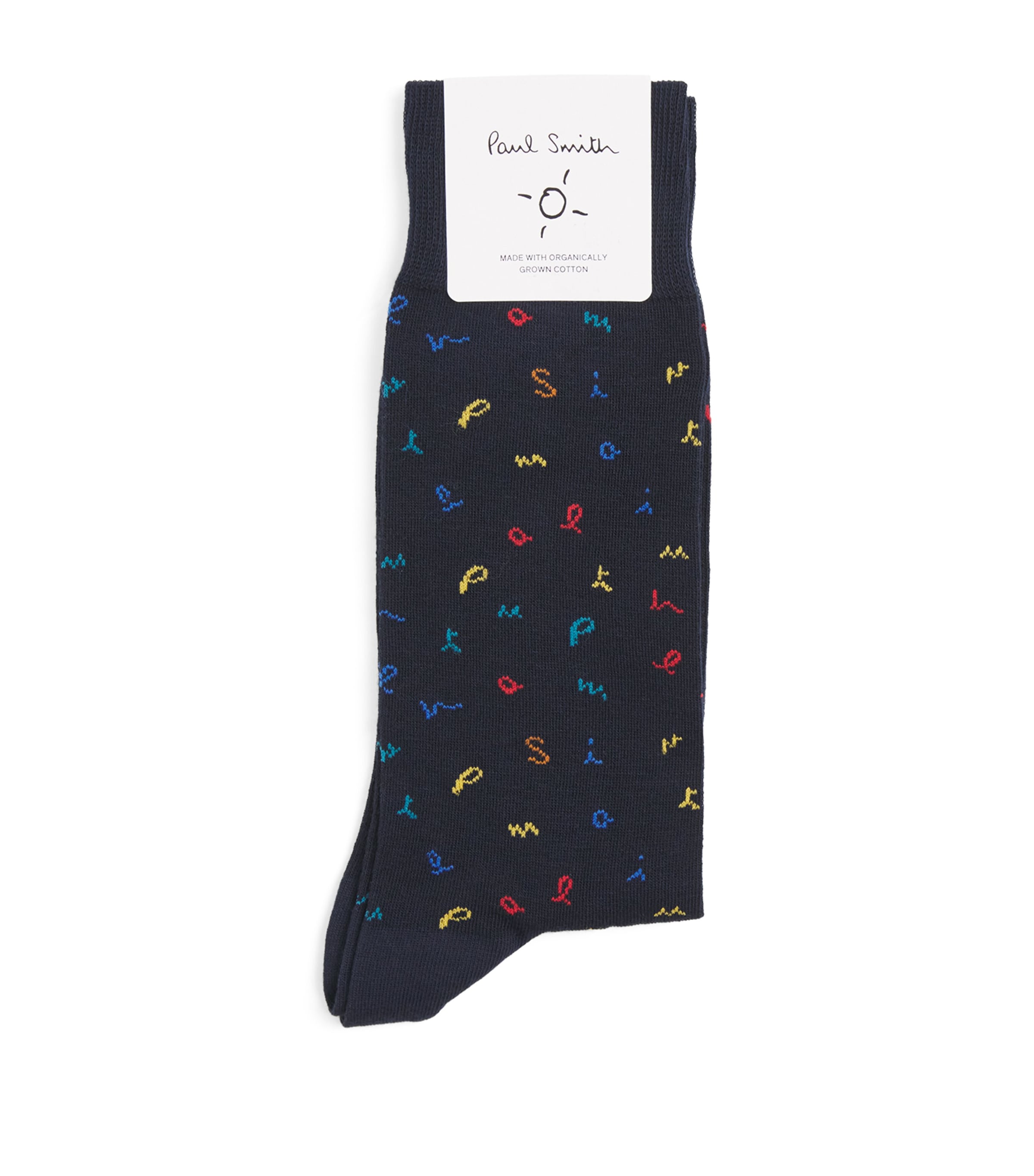 Paul Smith Cotton-blend Jacquard Socks In Multi