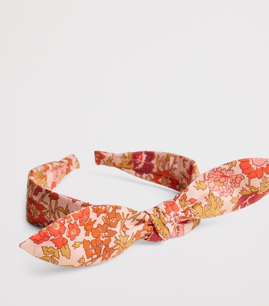 Printed Headband FLEURS ROSE Image 2