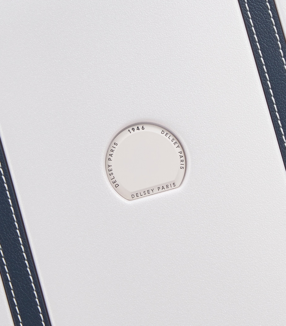 Cadence Expandable Hard Cabin Suitcase (55cm) IVORY / NAVY Image 5